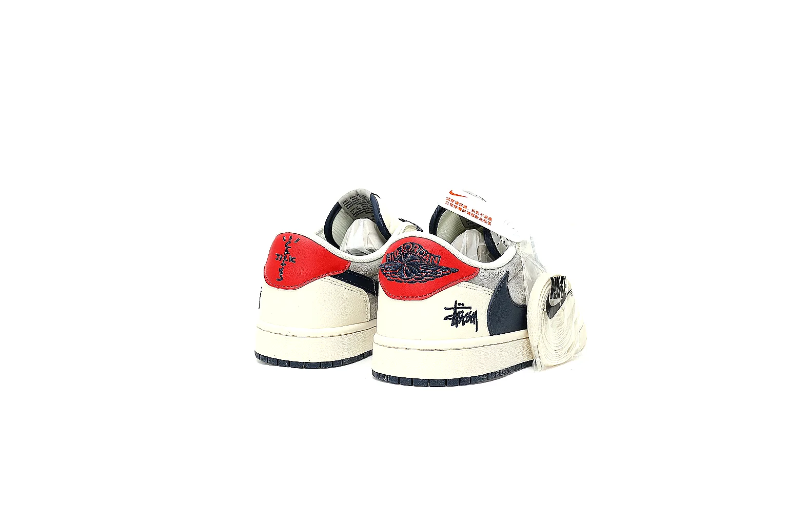 Kako Scout comparison images for Nike White Red Black Low Court thumbnail 5