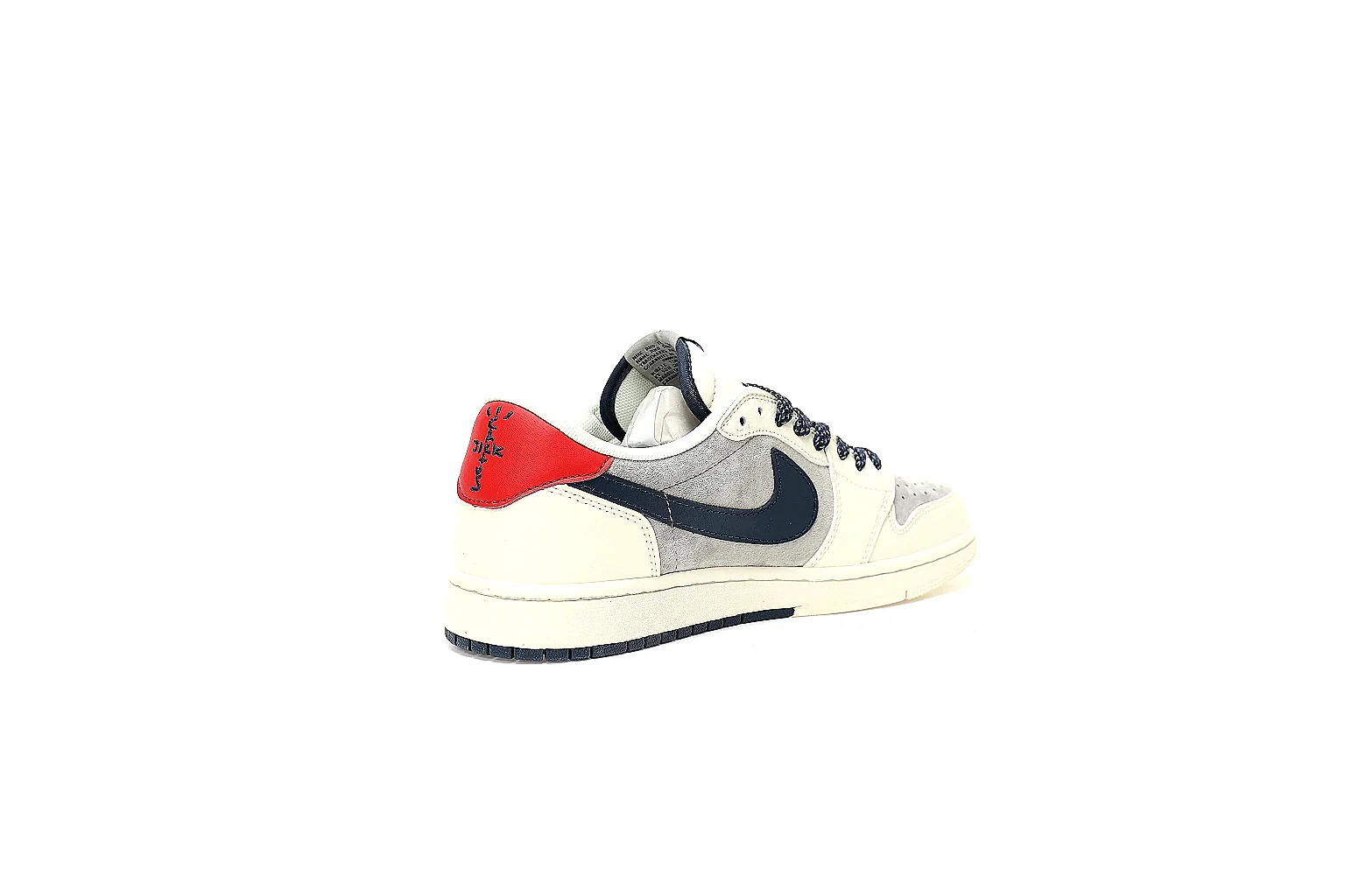 Kako Scout comparison images for Nike White Red Black Low Court thumbnail 6