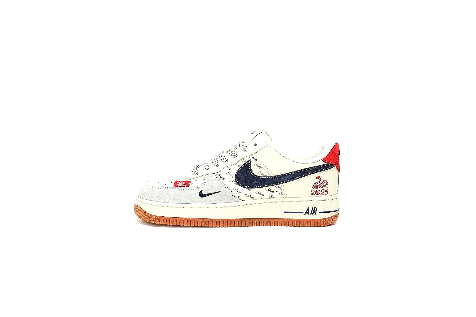 Kako Scout comparison images for Nike White Red Gum Low Court