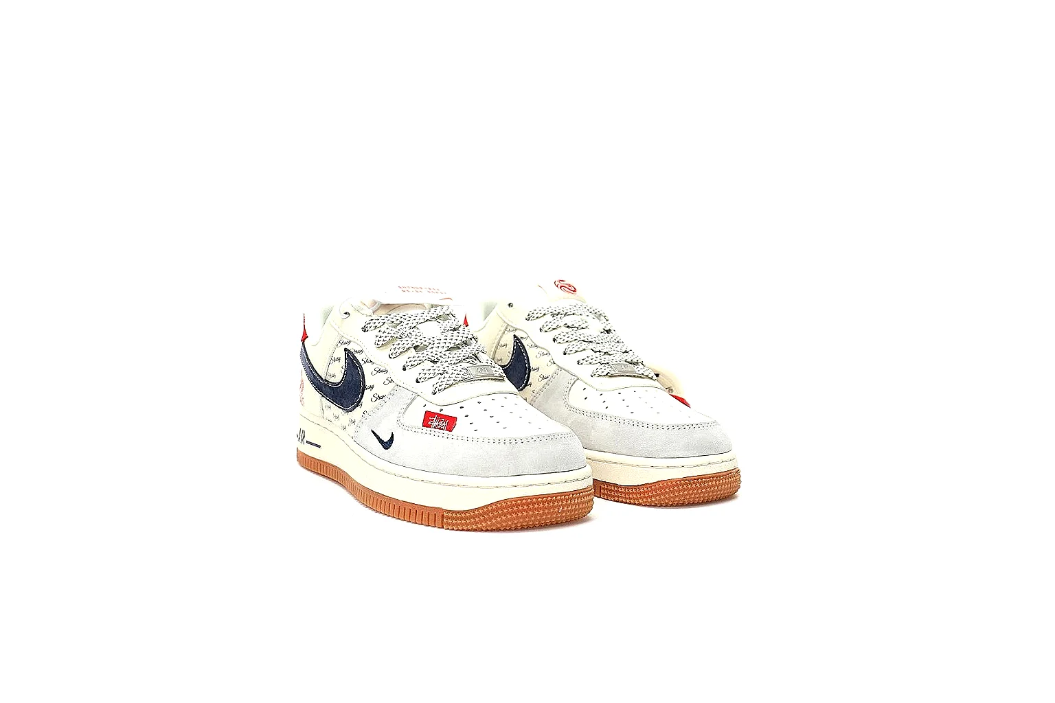 Kako Scout comparison images for Nike White Red Gum Low Court thumbnail 5