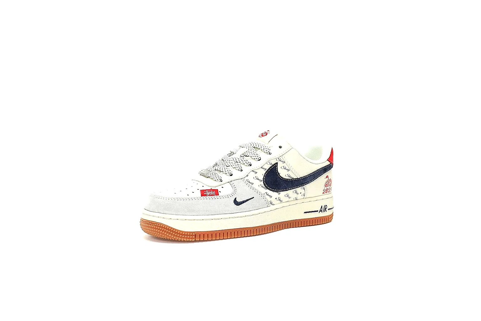 Kako Scout comparison images for Nike White Red Gum Low Court thumbnail 6