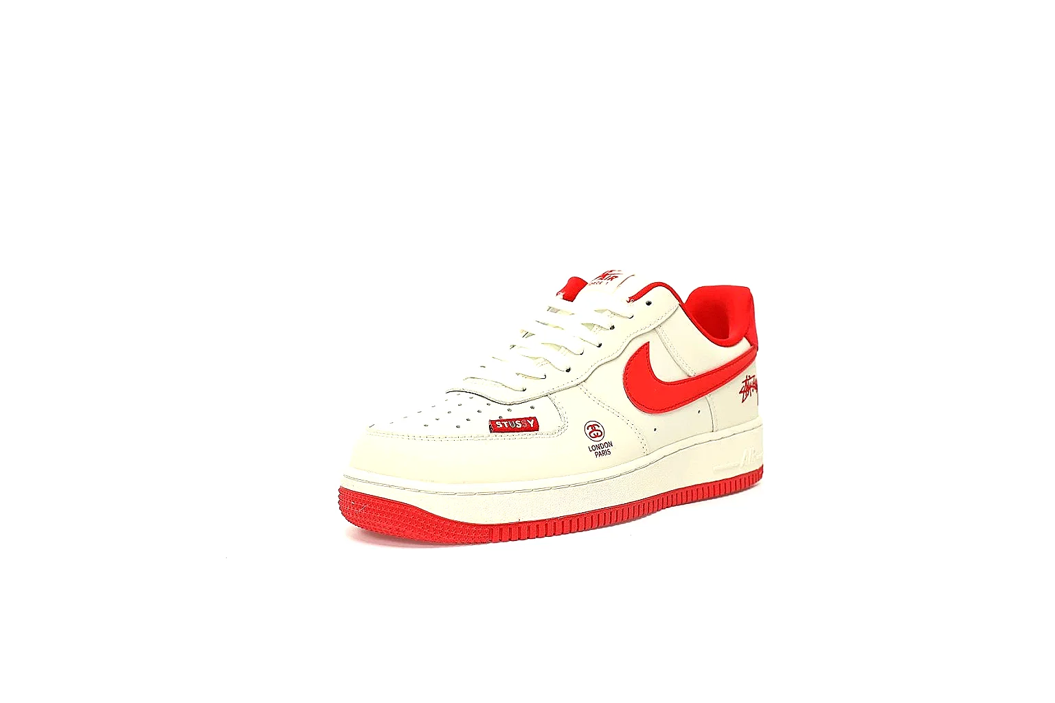 Kako Scout comparison images for Nike White Red Low Court Sneaker thumbnail 6