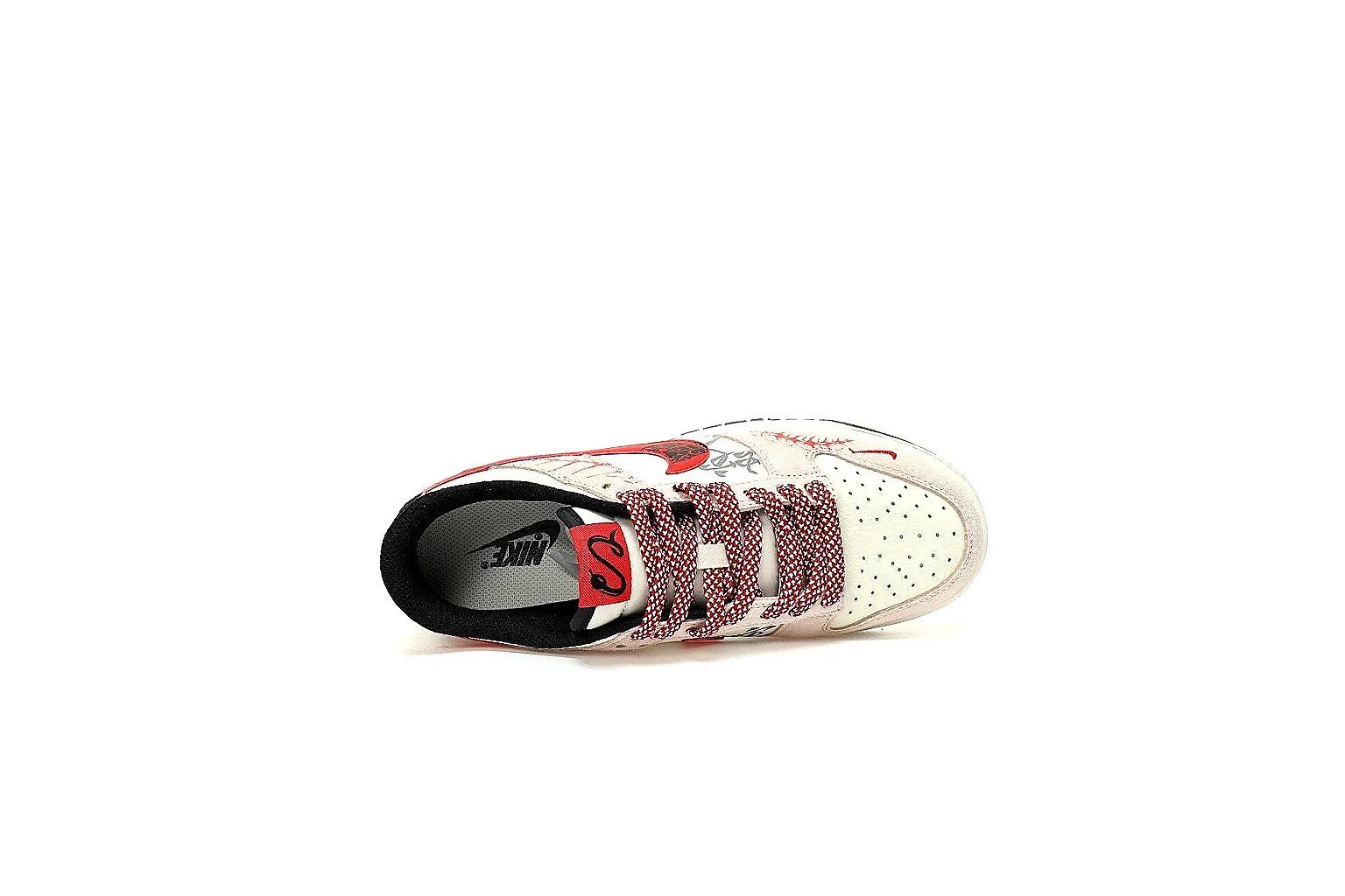 Kako Scout comparison images for Nike White Red Low Court thumbnail 3