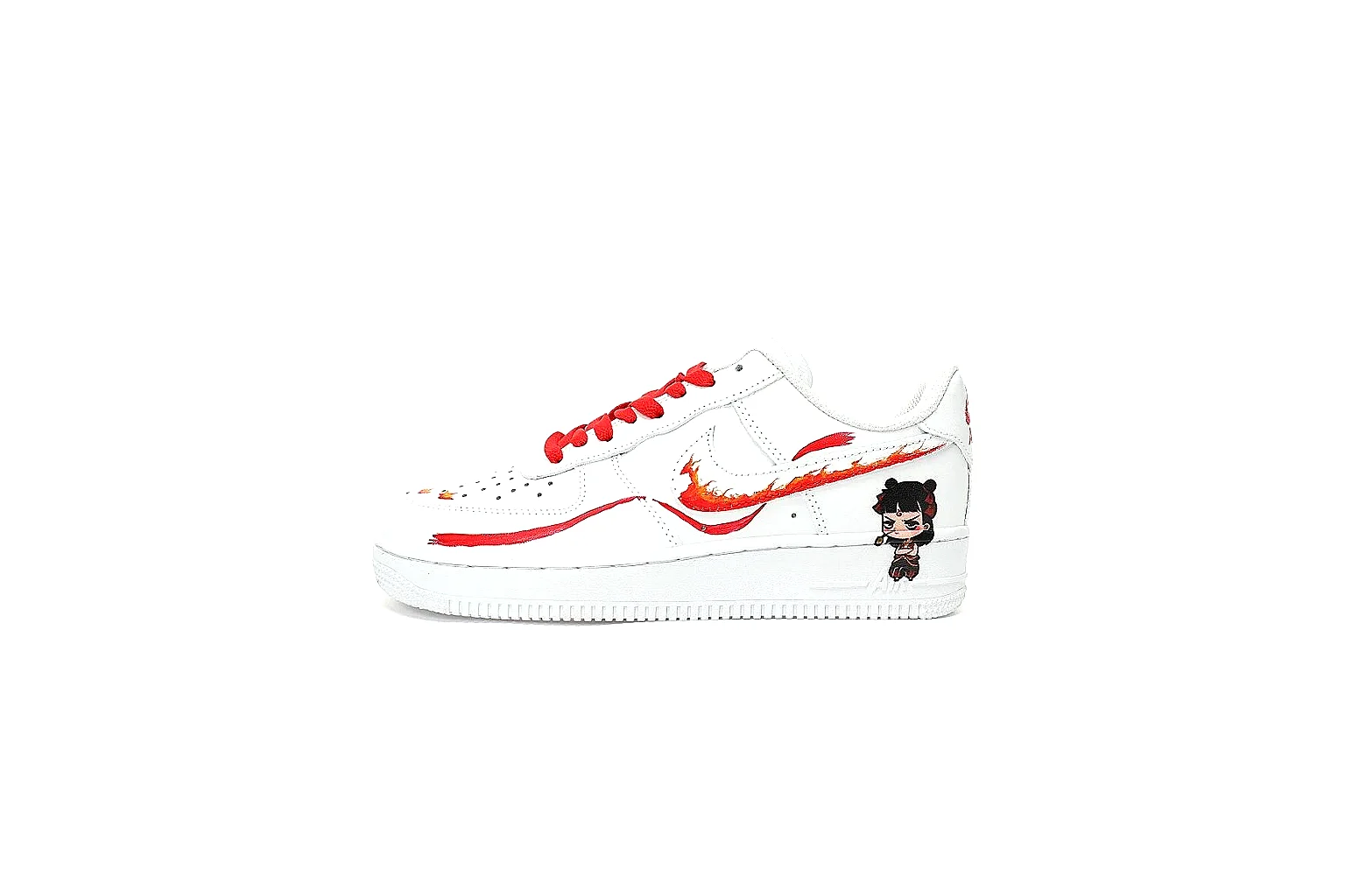 Kako Scout comparison images for Nike White Red Low Court