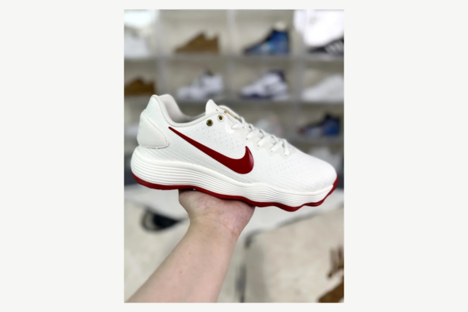 Nike White Red Swoosh Low Top comparison proof image SKU 1194923881 thumbnail 6