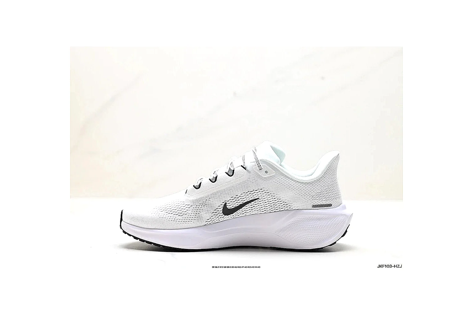 kakoscout.com Nike White Runner White Black comparison signal card six-photo gallery