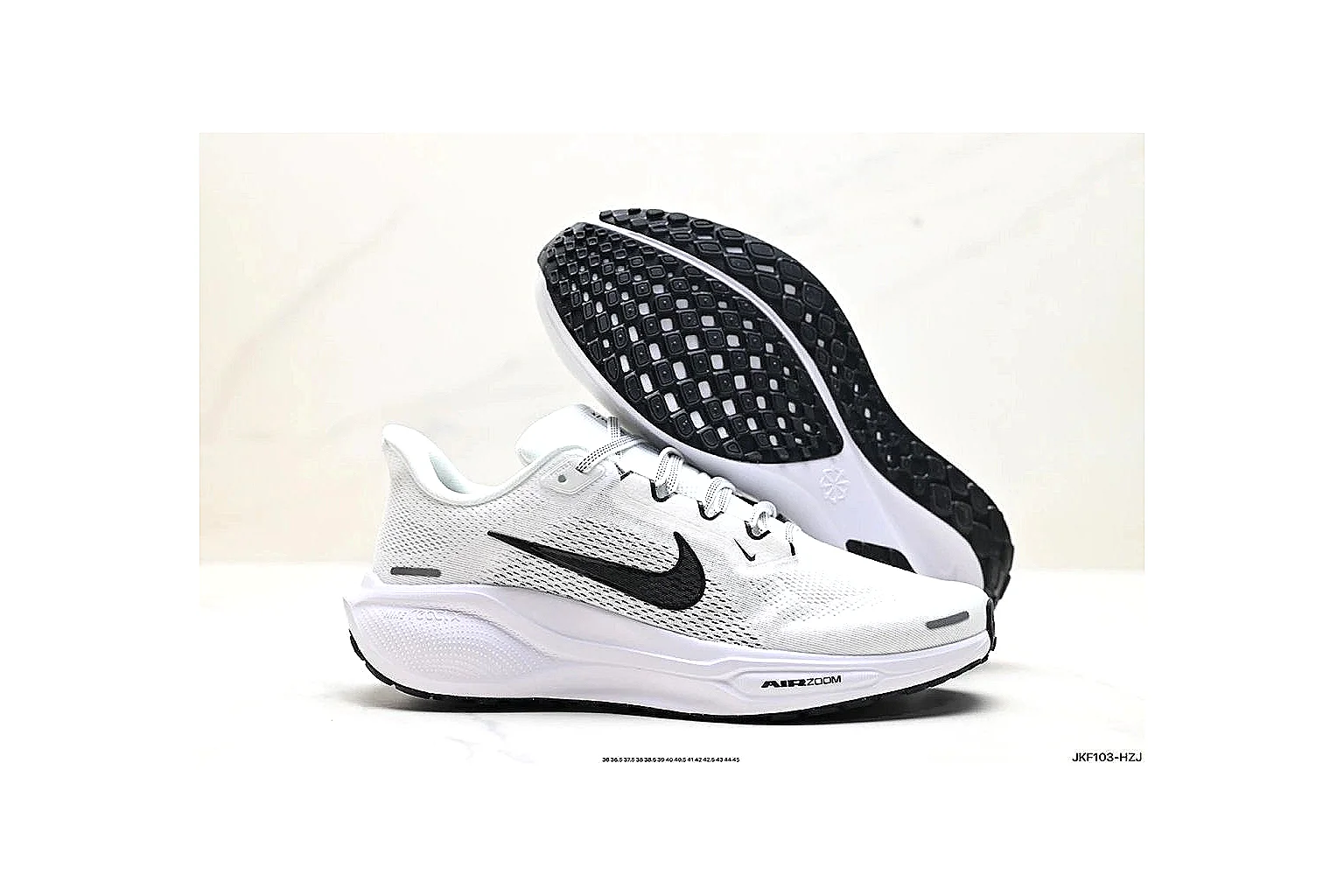 kakoscout.com Nike White Runner White Black comparison signal card six-photo gallery thumbnail 4