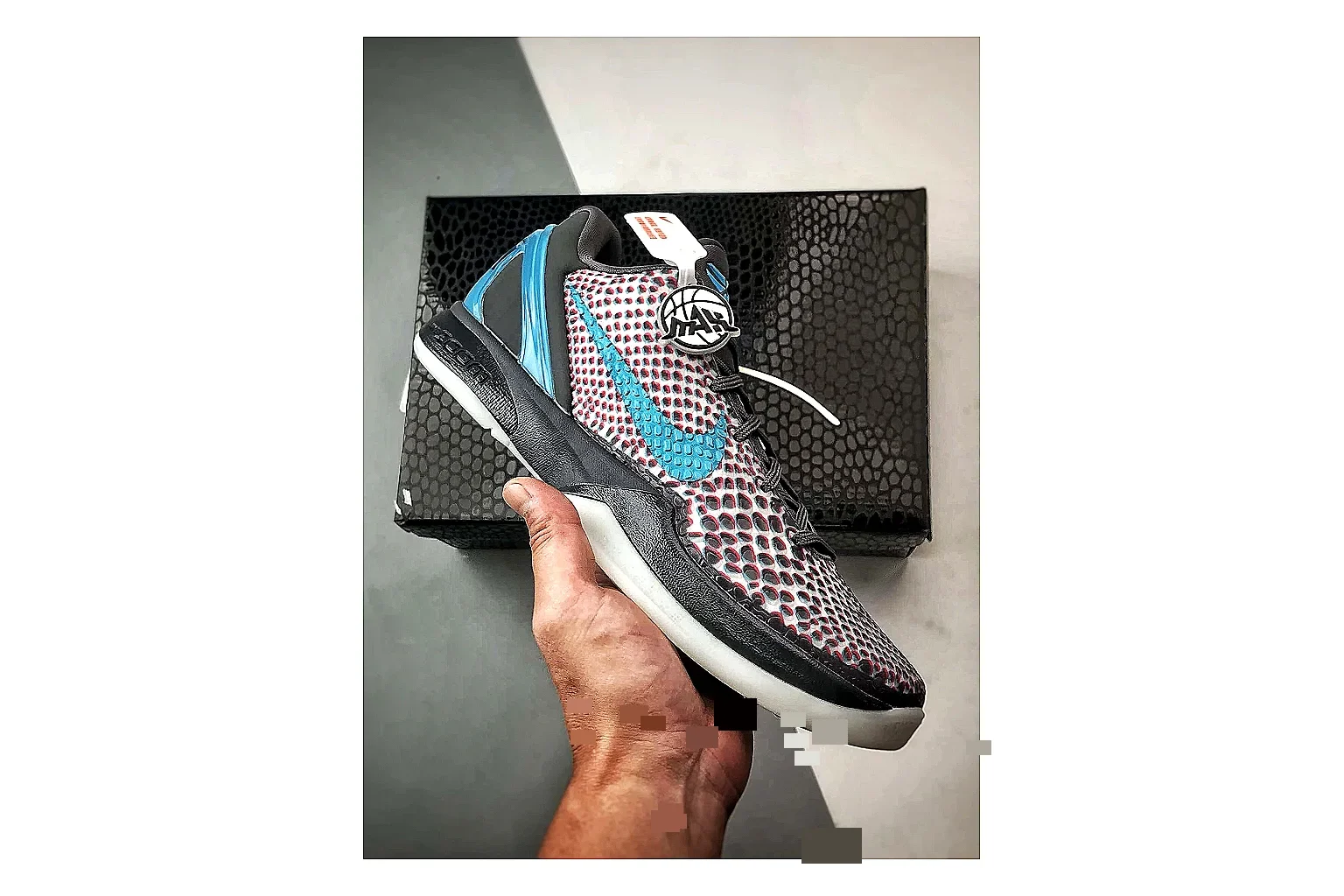 Nike Woven Runner Gray Teal comparison photo showing gray woven-mesh runner upper, teal accent details, modern runner shape, and cushioned sole
