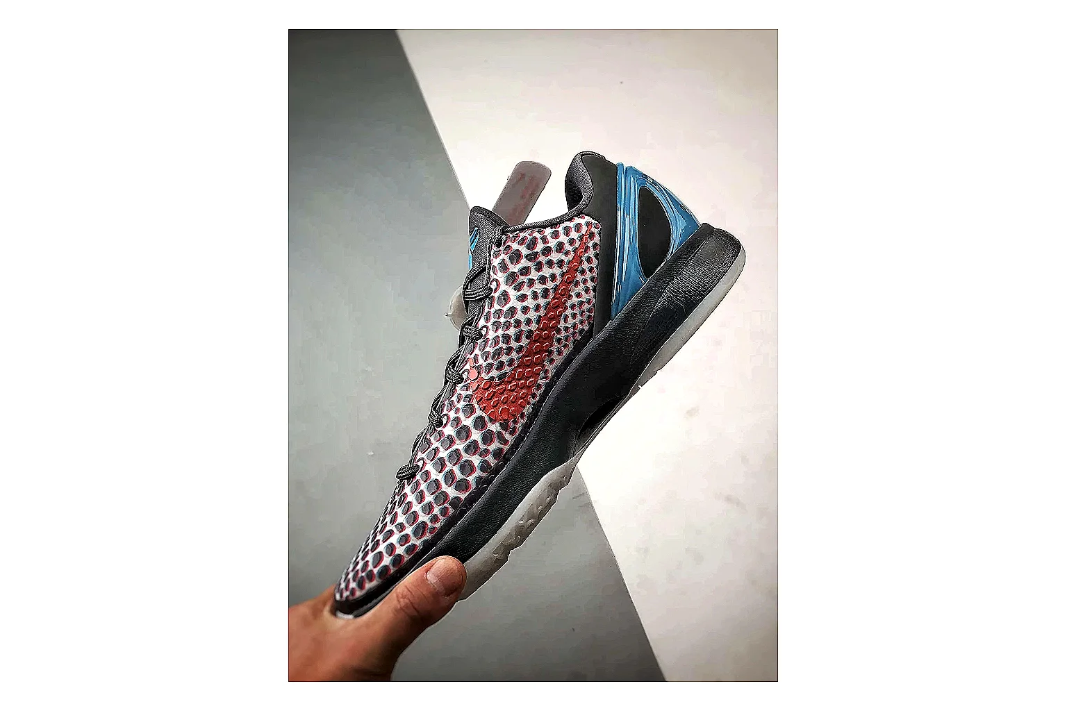 Nike Woven Runner Gray Teal comparison photo showing gray woven-mesh runner upper, teal accent details, modern runner shape, and cushioned sole thumbnail 3