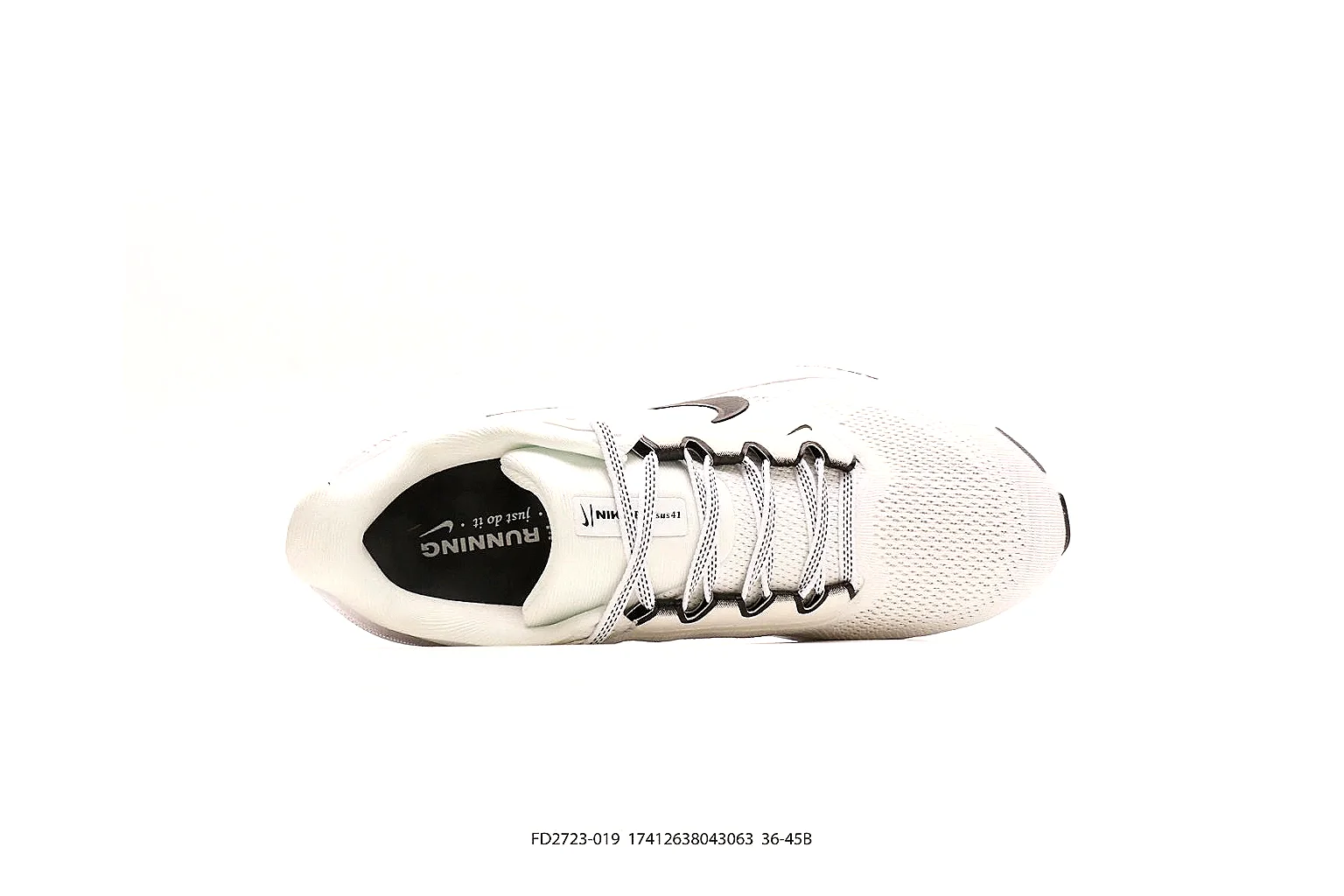 Nike Zoom Vomero White Black Sneaker 4980 comparison gallery with QC evidence