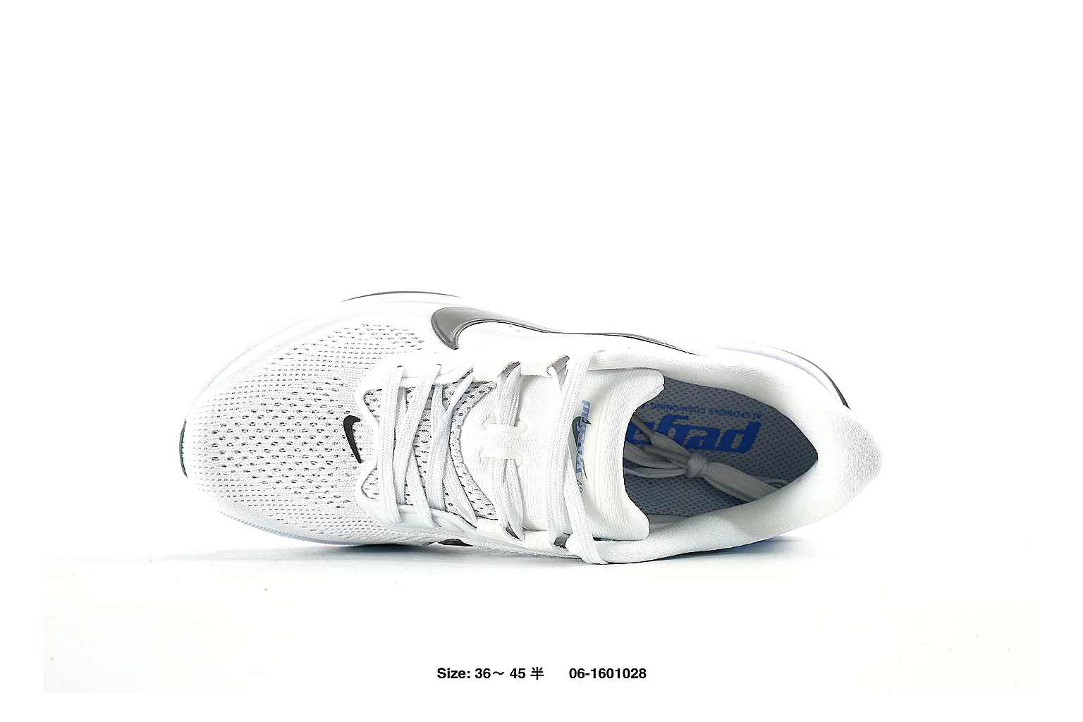 Nike ZoomX Runner White Black Sneaker 8656 comparison gallery with QC evidence thumbnail 3
