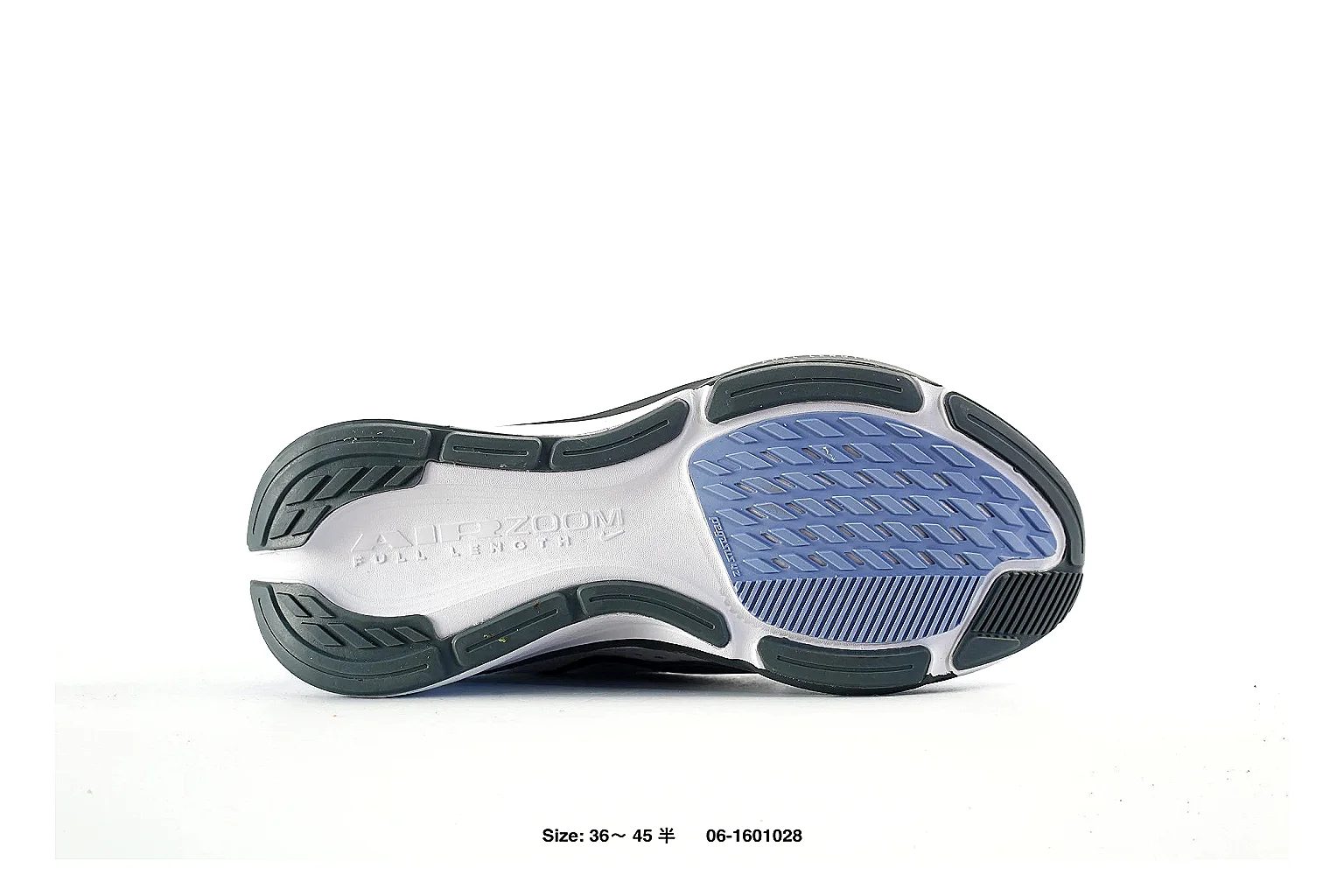 Nike ZoomX Runner White Black Sneaker 8656 comparison gallery with QC evidence thumbnail 5