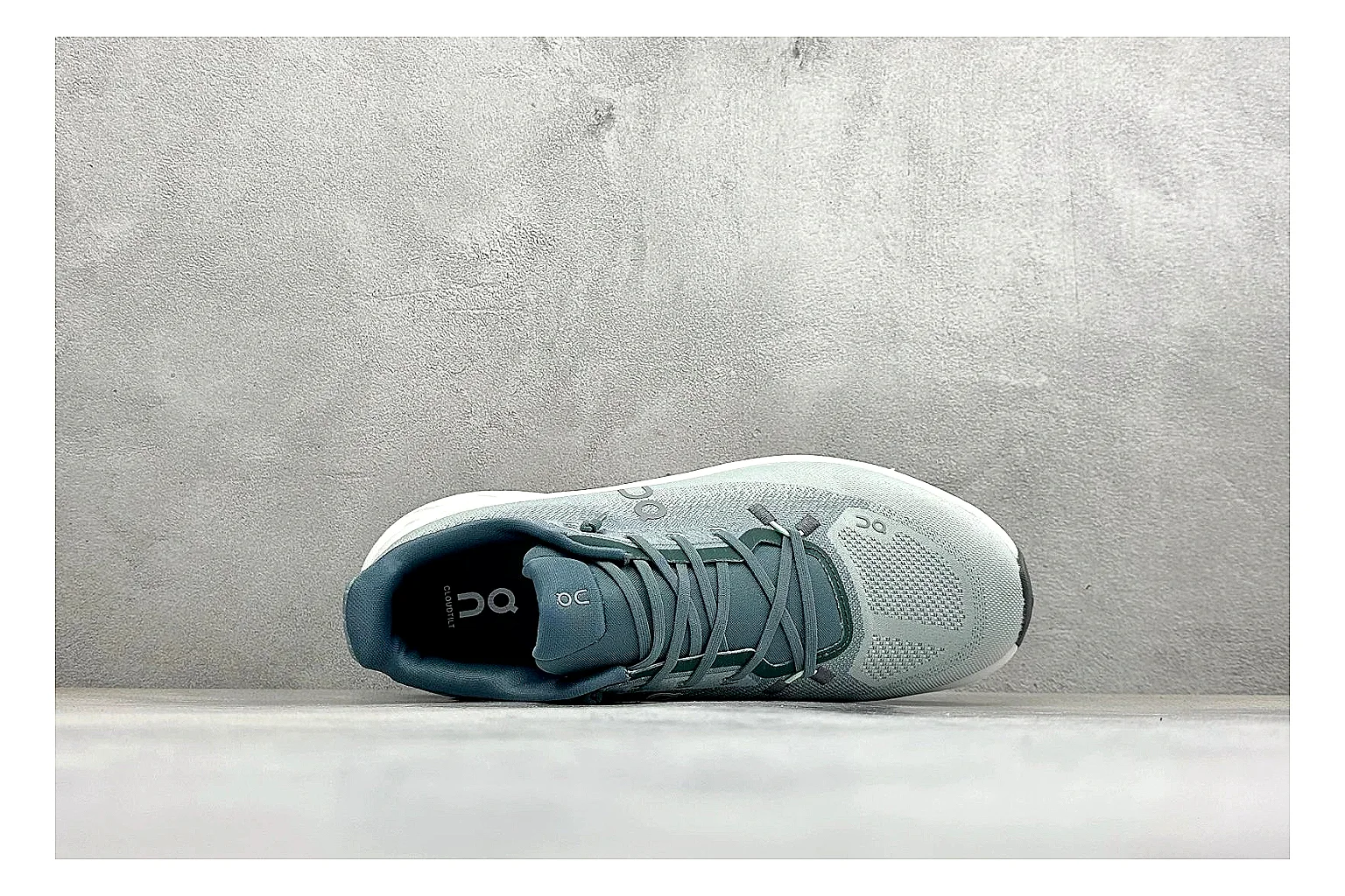 On Cloudtilt Mint comparison photo showing mint knit-style upper, smooth CloudTec sole, tonal laces, and rounded lifestyle runner shape thumbnail 2