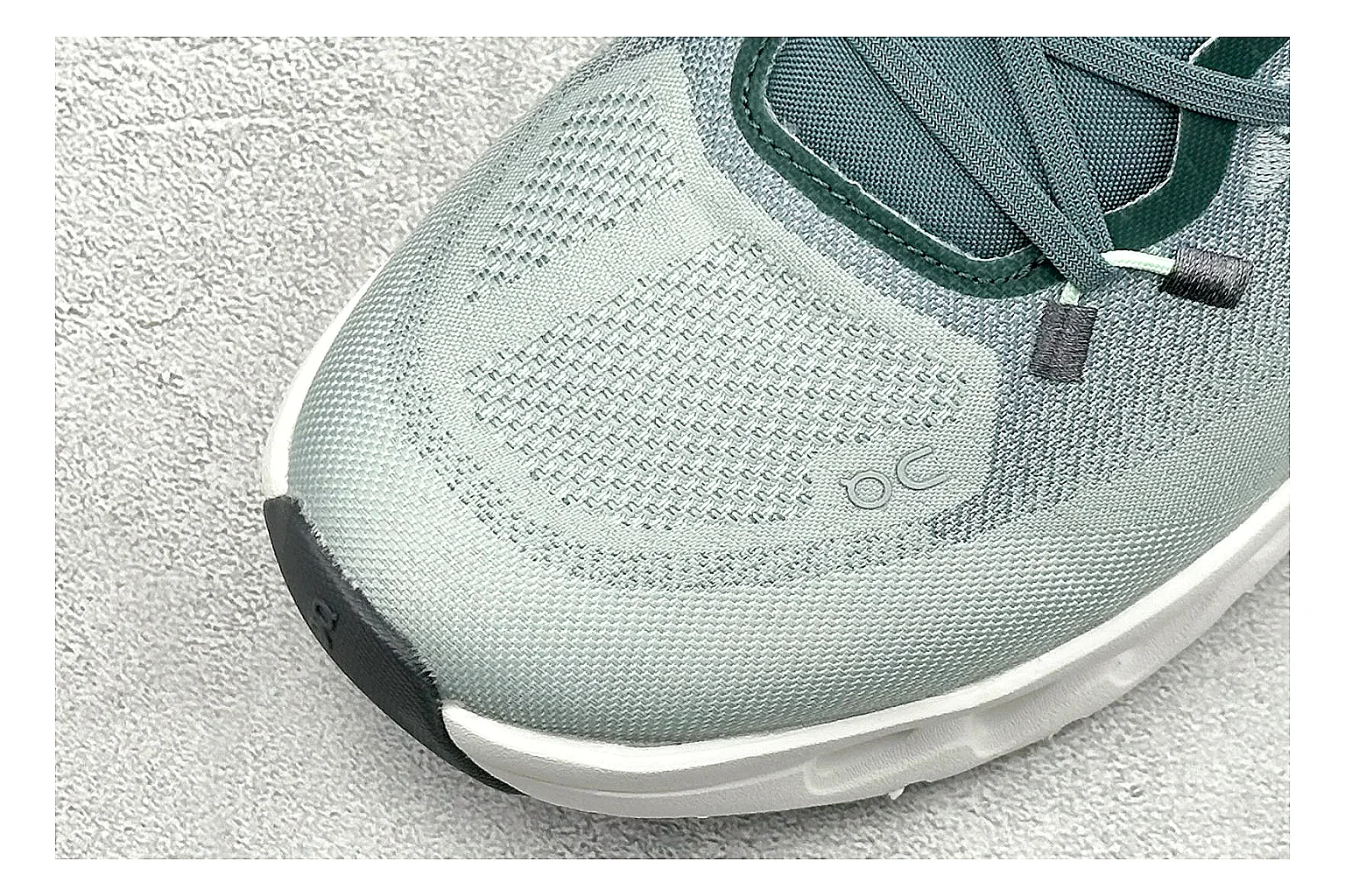 On Cloudtilt Mint comparison photo showing mint knit-style upper, smooth CloudTec sole, tonal laces, and rounded lifestyle runner shape thumbnail 5