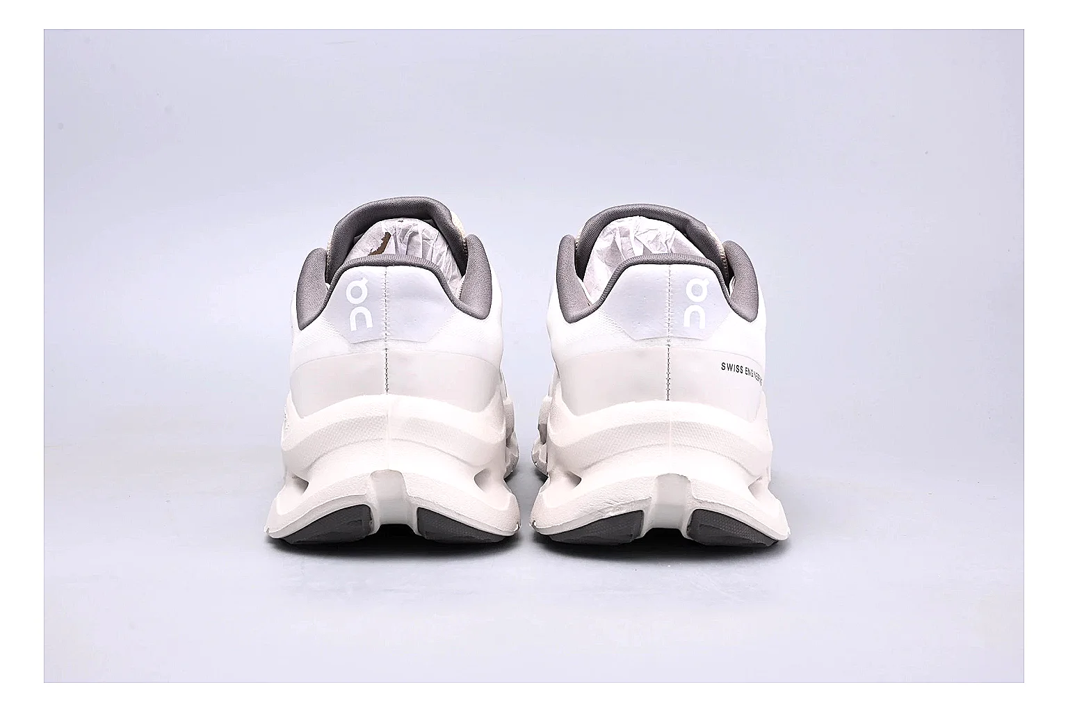 On Cloudtilt White Grey Sneaker comparison signal photo with white grey cloudtilt lifestyle trainer with mixed upper and trainer shape thumbnail 3