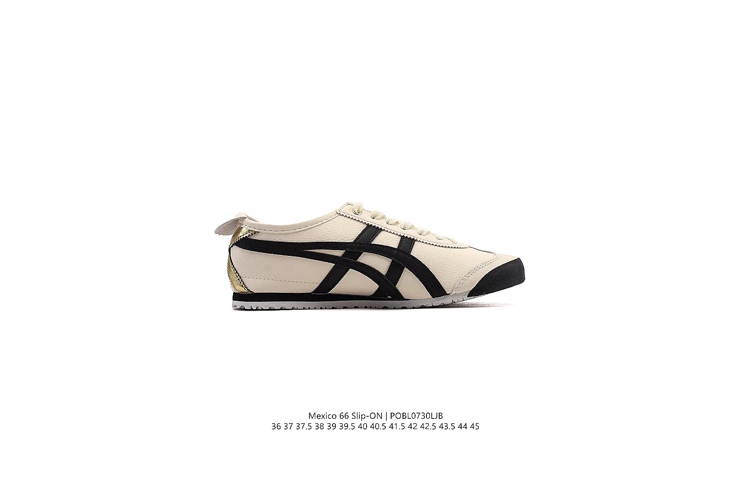 kakoscout.com Onitsuka Tiger Cream Black Mexico 66 1200 Cream Black low-top product image thumbnail 2