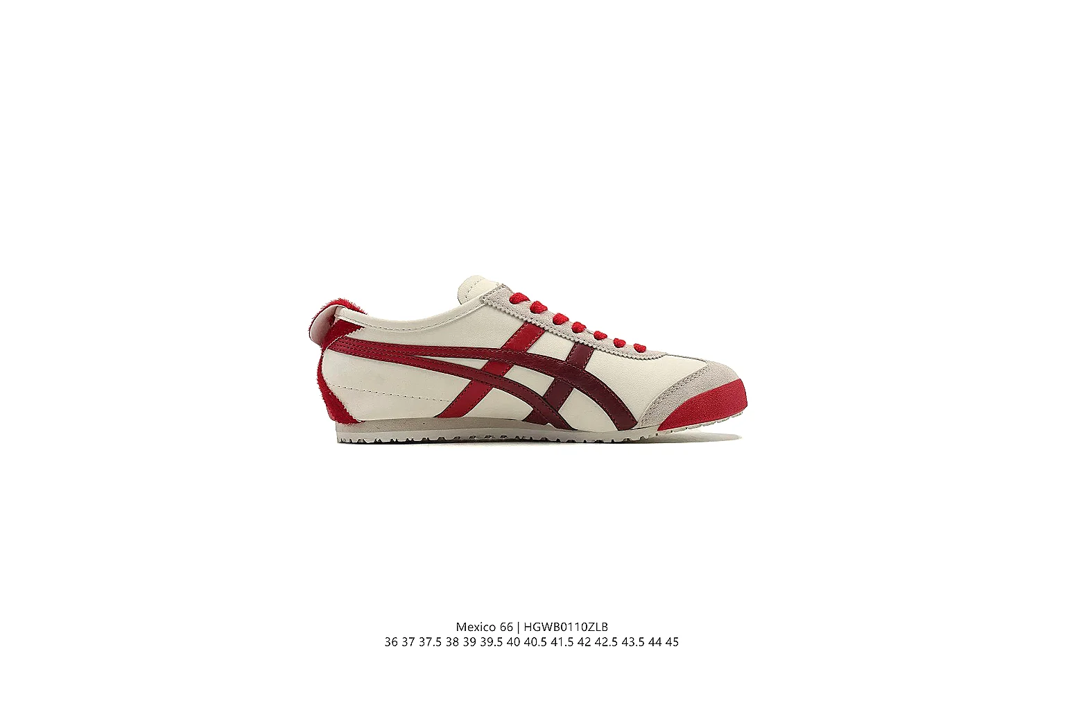 kakoscout.com Onitsuka Tiger White Red Mexico 66 0952 White Red low-top product image thumbnail 2