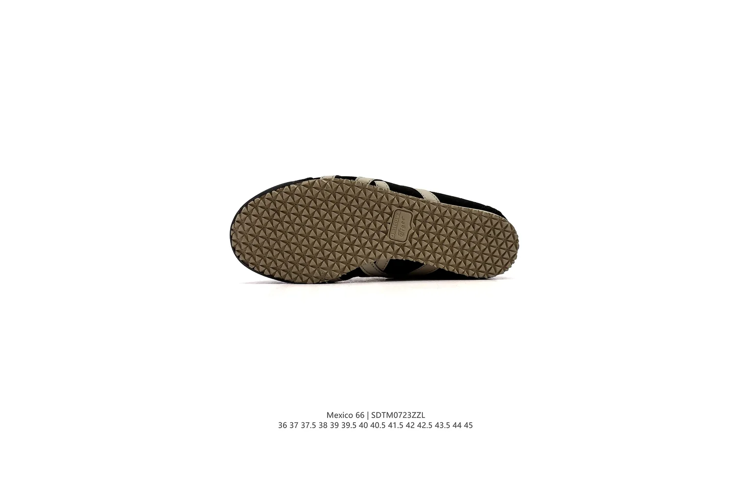 Onitsuka Tiger Mexico 66 Black Cream slim retro low top six photo view thumbnail 4