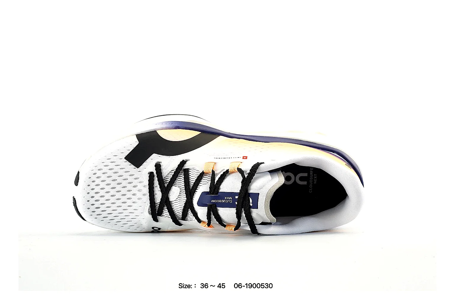 Onitsuka Tiger Runner Cream Navy Yellow Sneaker 2718 comparison gallery with QC evidence thumbnail 3