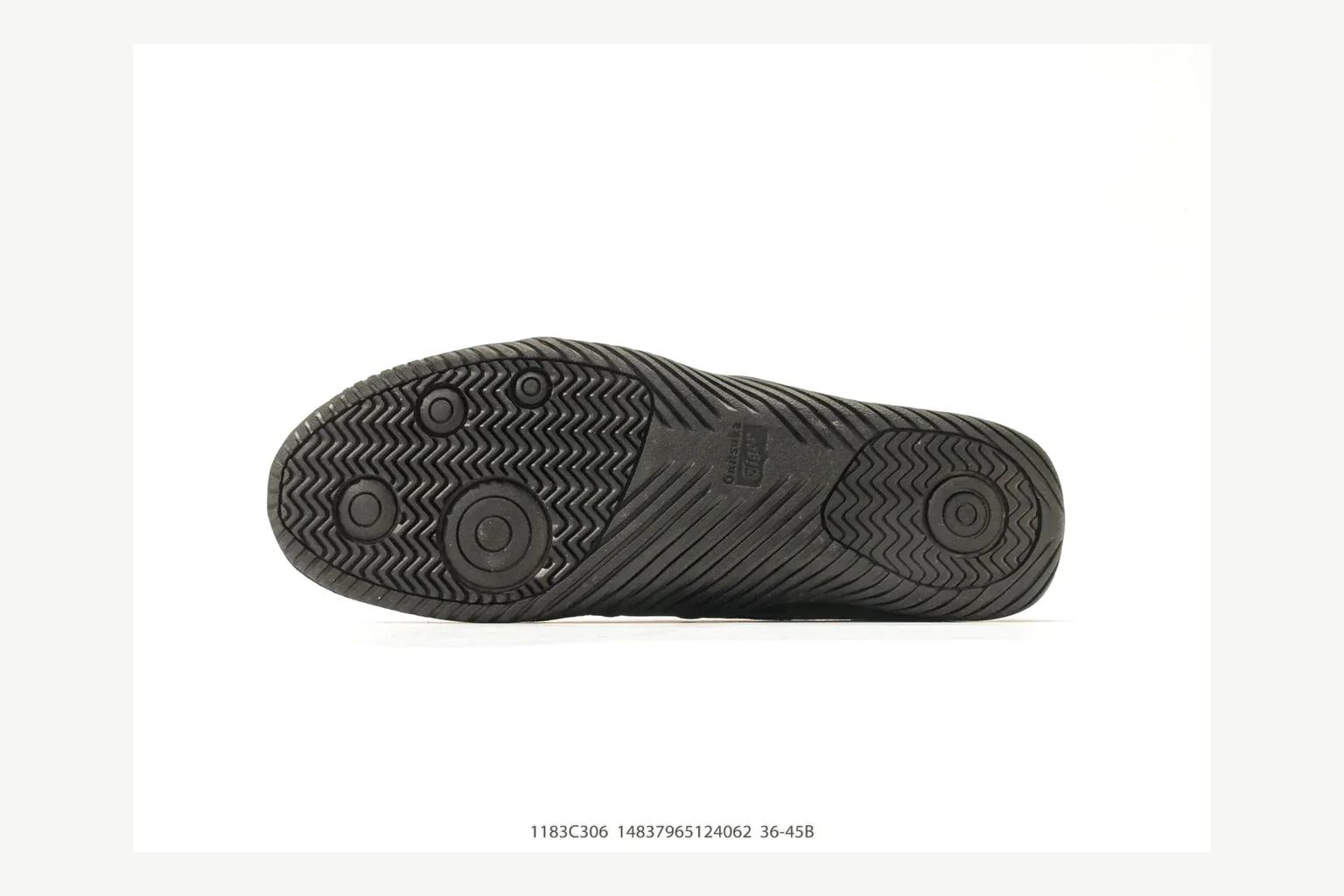 Onitsuka Tiger Black Low Sneaker comparison signal photo with black retro stripe low-top with mixed-material upper and low-profile shape thumbnail 3