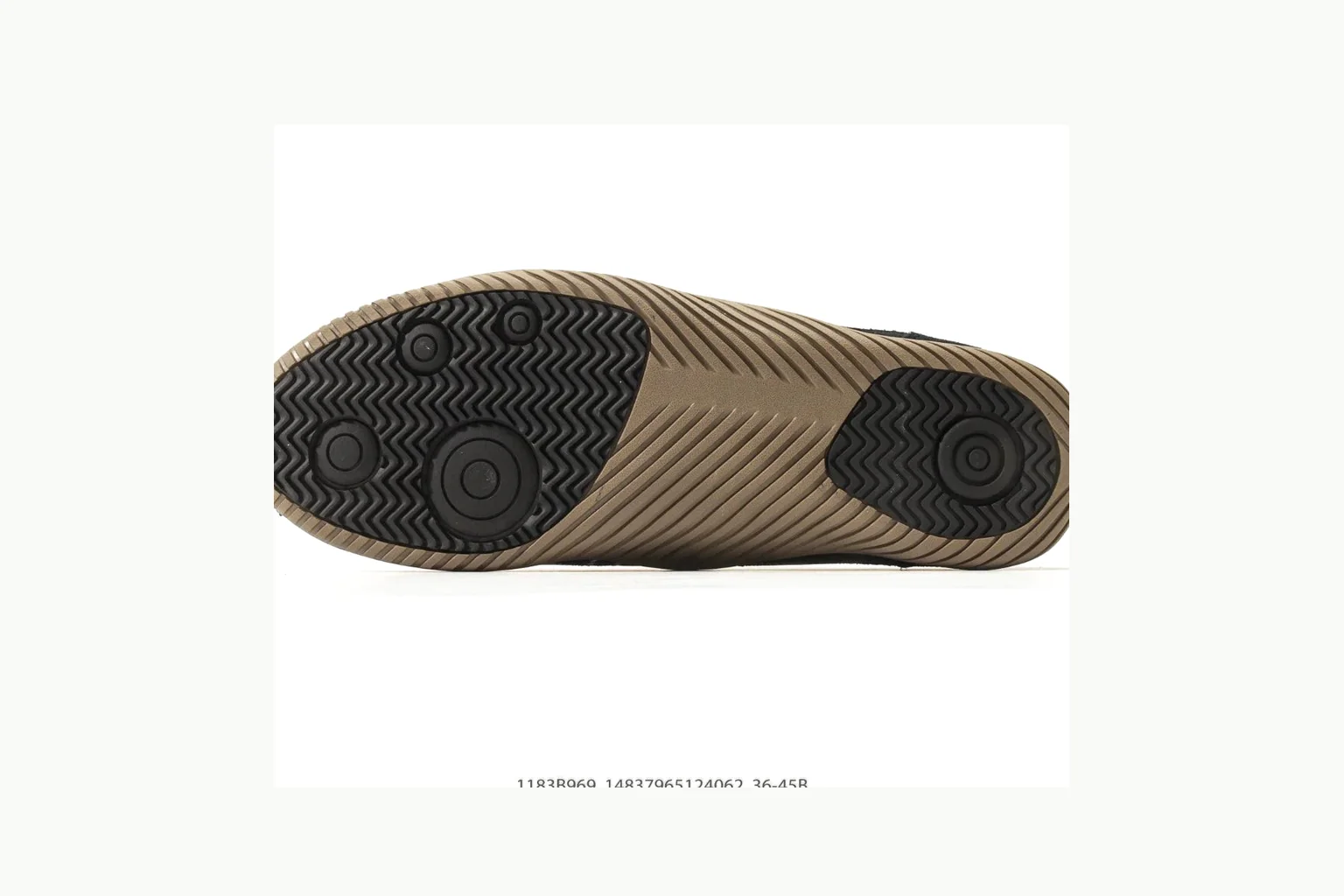 Onitsuka Tiger Black Gum Sneaker comparison signal photo with black gum black gum retro low-top with mixed upper and low top shape thumbnail 3