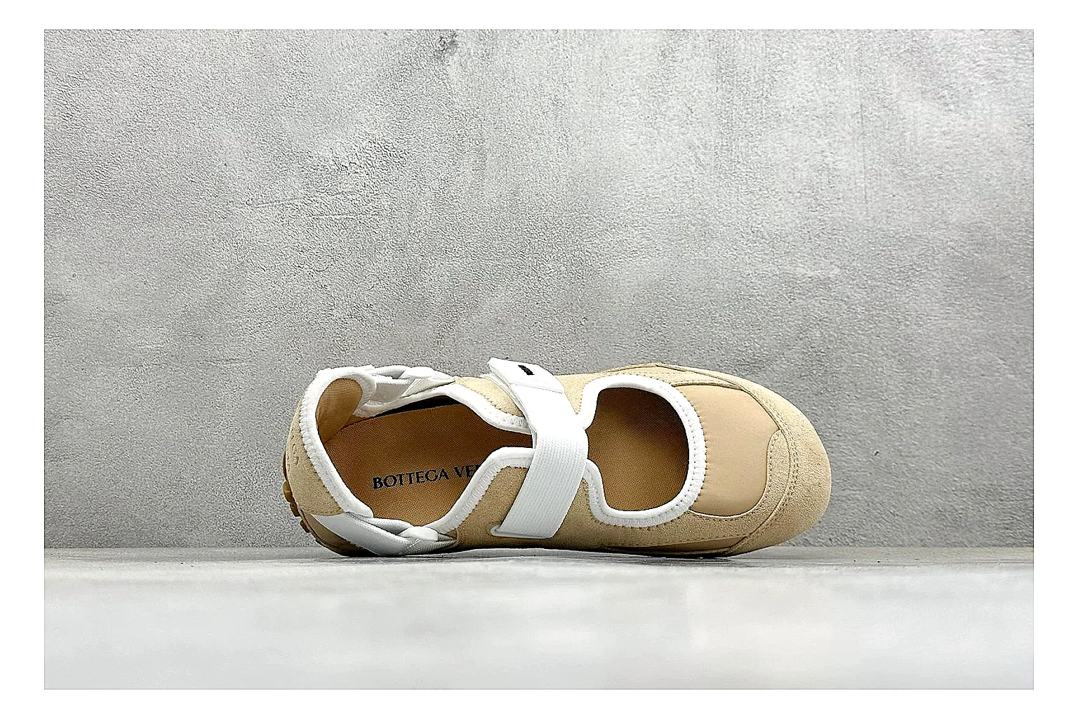 Onitsuka Tiger Mexico 66 Beige Mary Jane comparison photo showing beige low sneaker body, slim Mary Jane strap, Onitsuka side stripes, and flat retro sole