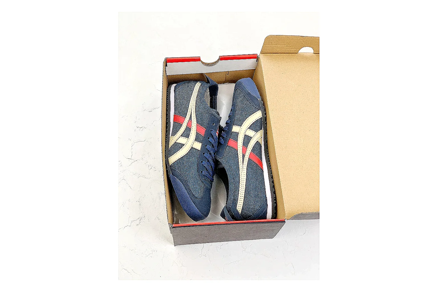 kakoscout.com Onitsuka Tiger Mexico 66 Navy Red comparison signal card six-photo gallery thumbnail 5