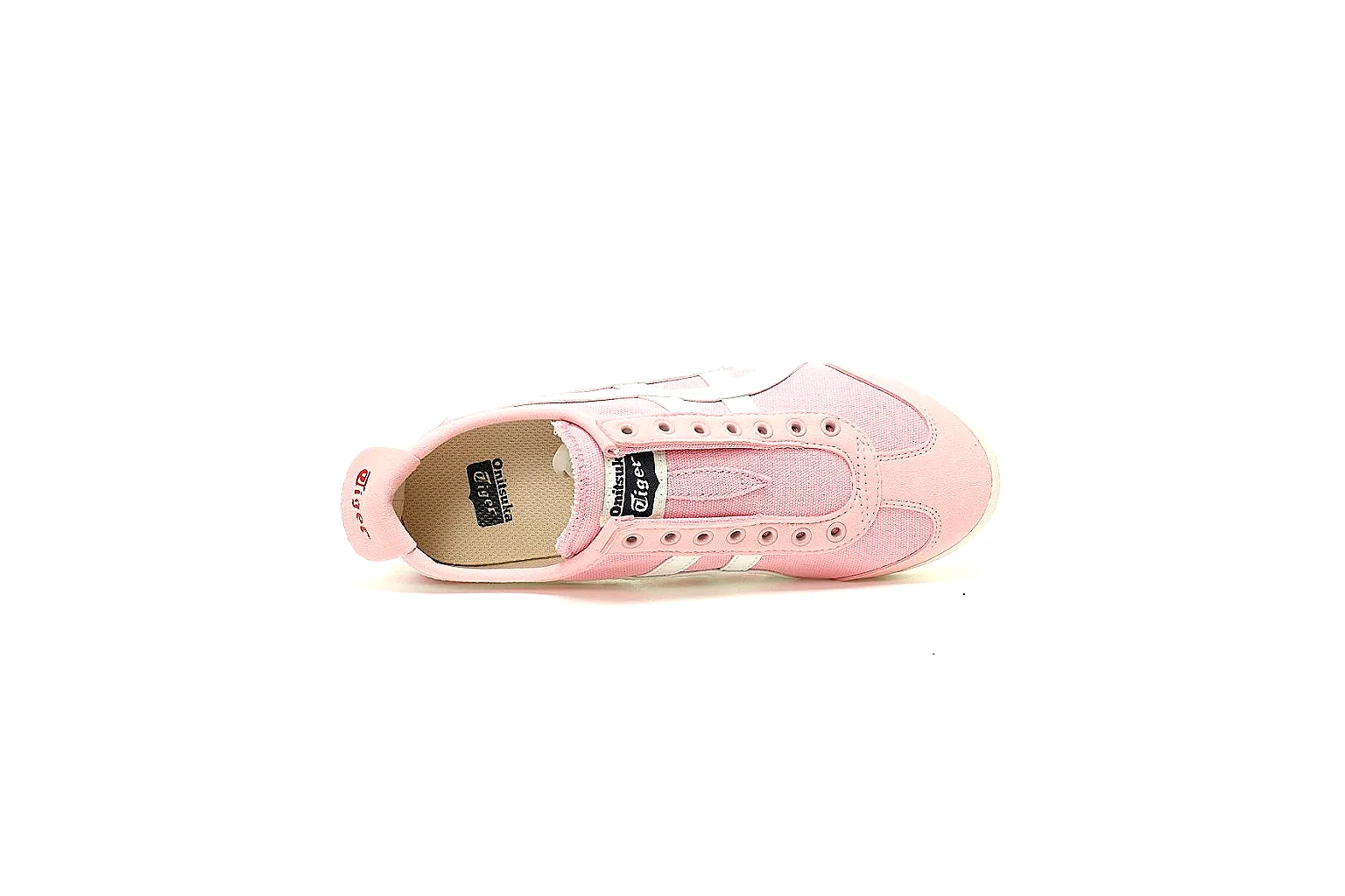 Onitsuka Tiger pink slip-on trainer with side stripes for QC price scouting thumbnail 3