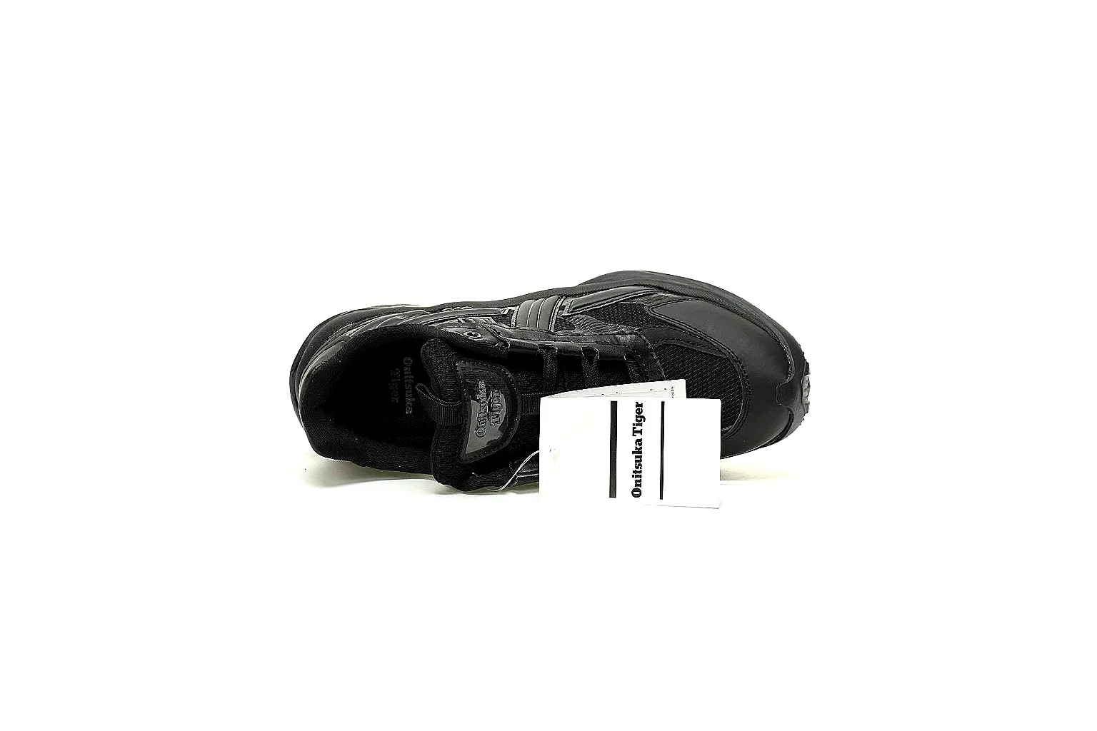 Onitsuka Tiger black utility trainer with side panels and rugged outsole QC reference thumbnail 3
