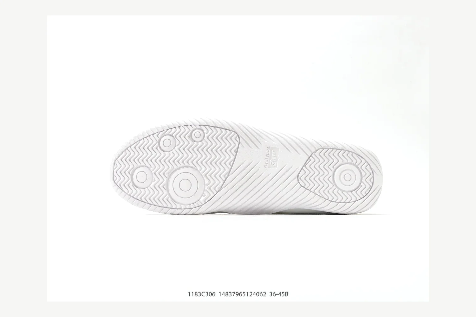 Onitsuka Tiger White Cream Sneaker comparison signal photo with white cream retro stripe low-top with mixed-material upper and low-profile shape thumbnail 3
