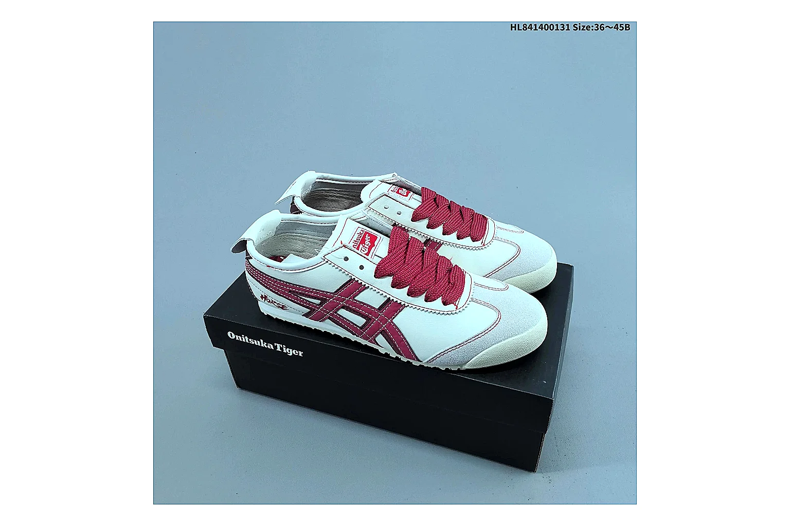 Casual Low-Top Sneaker 0789 comparison signal photo with red casual low-top with mixed-material upper and low-profile shape thumbnail 4