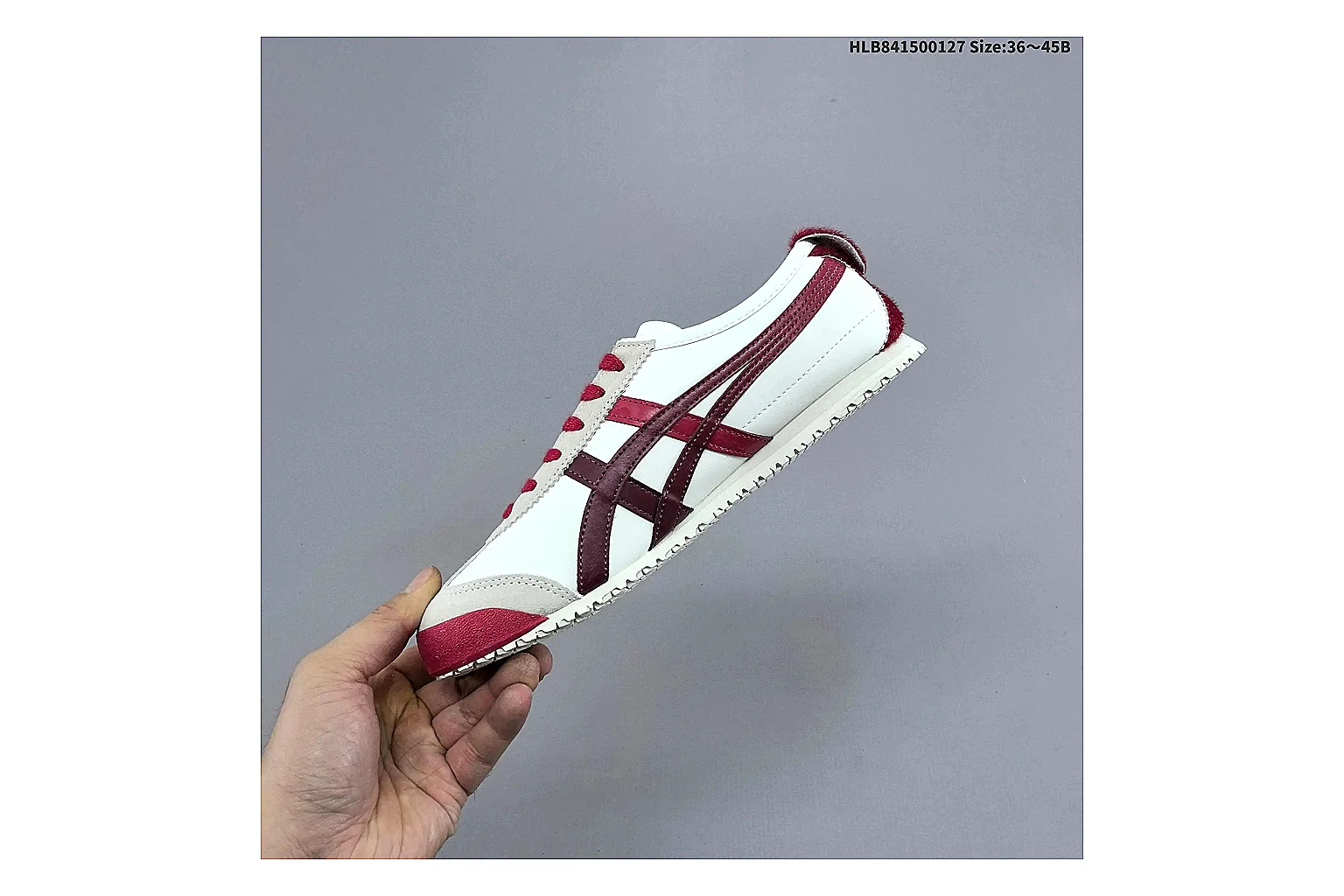 Casual Low-Top Sneaker 0950 comparison signal photo with casual low-top sneaker with clean paneling, textured upper and six-view gallery for daily streetwear styling plus side-profile shape, upper panel lines, and outsole detail thumbnail 6