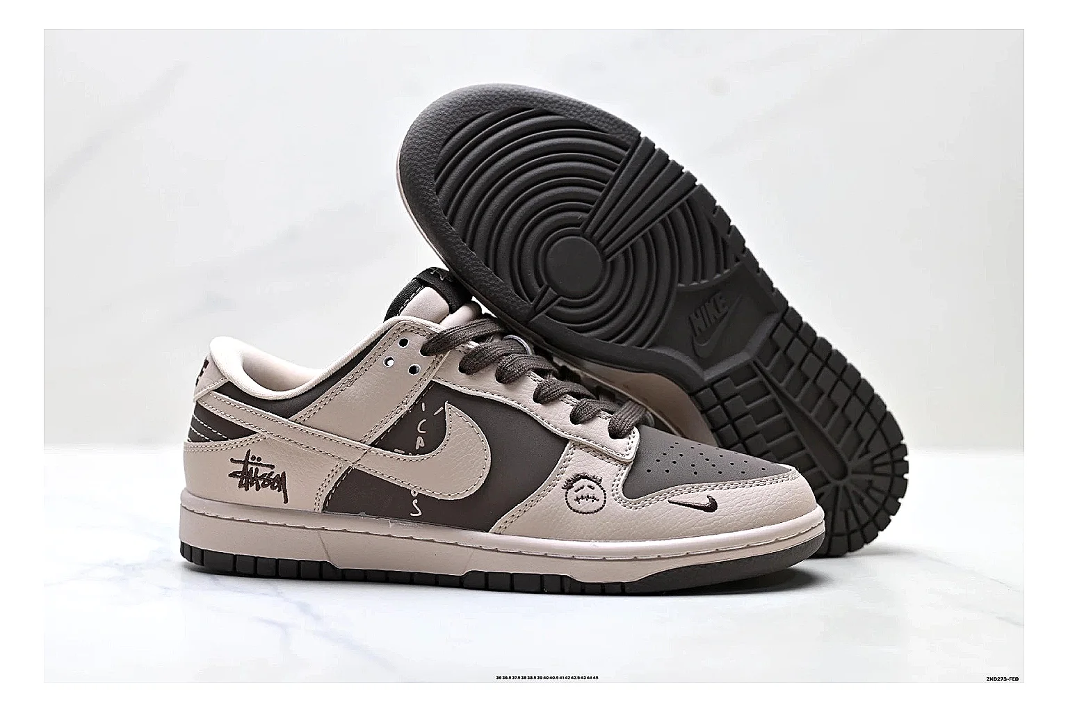 Casual Low-Top Sneaker 5196 comparison signal photo with red casual low-top with mixed-material upper and low-profile shape thumbnail 5