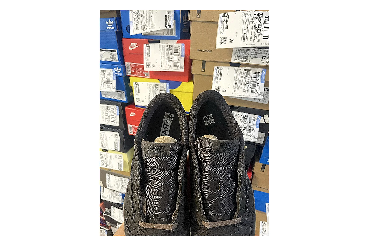 Casual Low-Top Sneaker 6647 comparison signal photo with red casual low-top with mixed-material upper and low-profile shape thumbnail 6