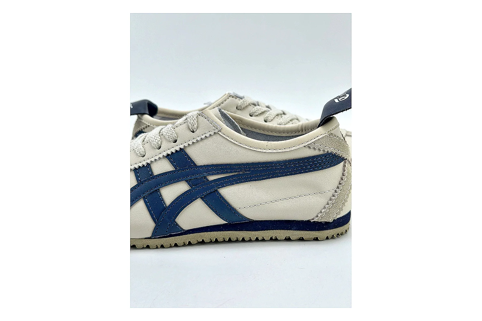 Casual Low-Top Sneaker 9736 comparison signal photo with casual low-top sneaker with clean paneling, textured upper and six-view gallery for daily streetwear styling plus side-profile shape, upper panel lines, and outsole detail thumbnail 4
