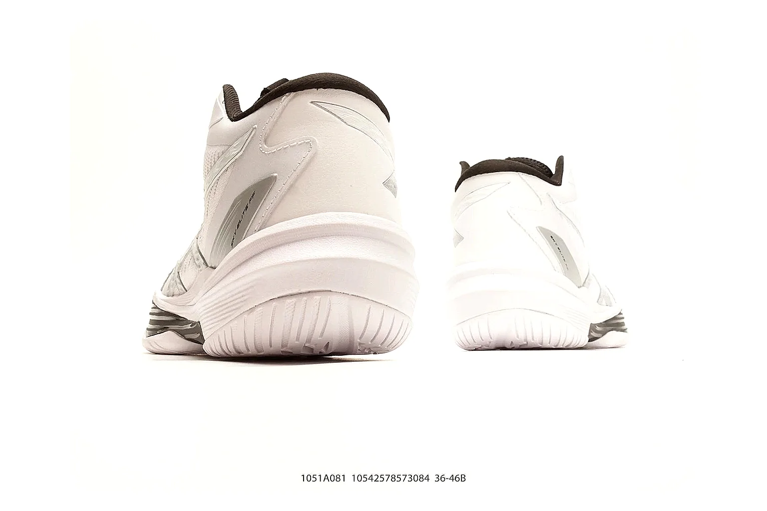 Training Runner White Black Sneaker comparison photo showing white black synthetic upper, training-runner shape, layered support panels, and everyday performance sole thumbnail 3