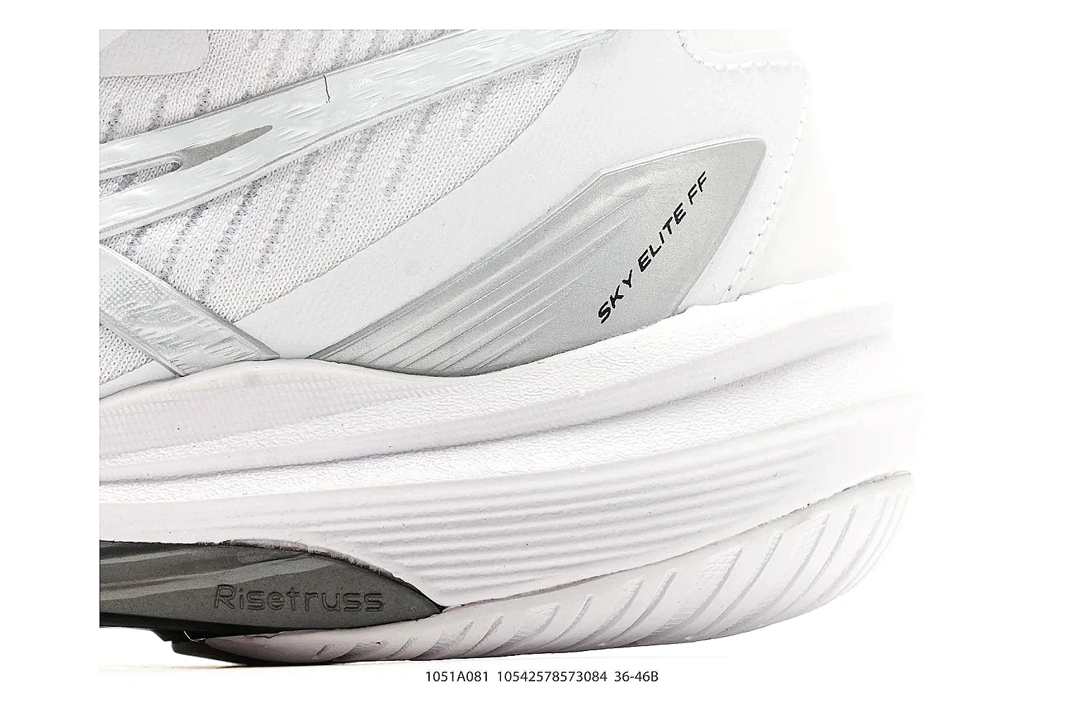 Training Runner White Black Sneaker comparison photo showing white black synthetic upper, training-runner shape, layered support panels, and everyday performance sole thumbnail 5
