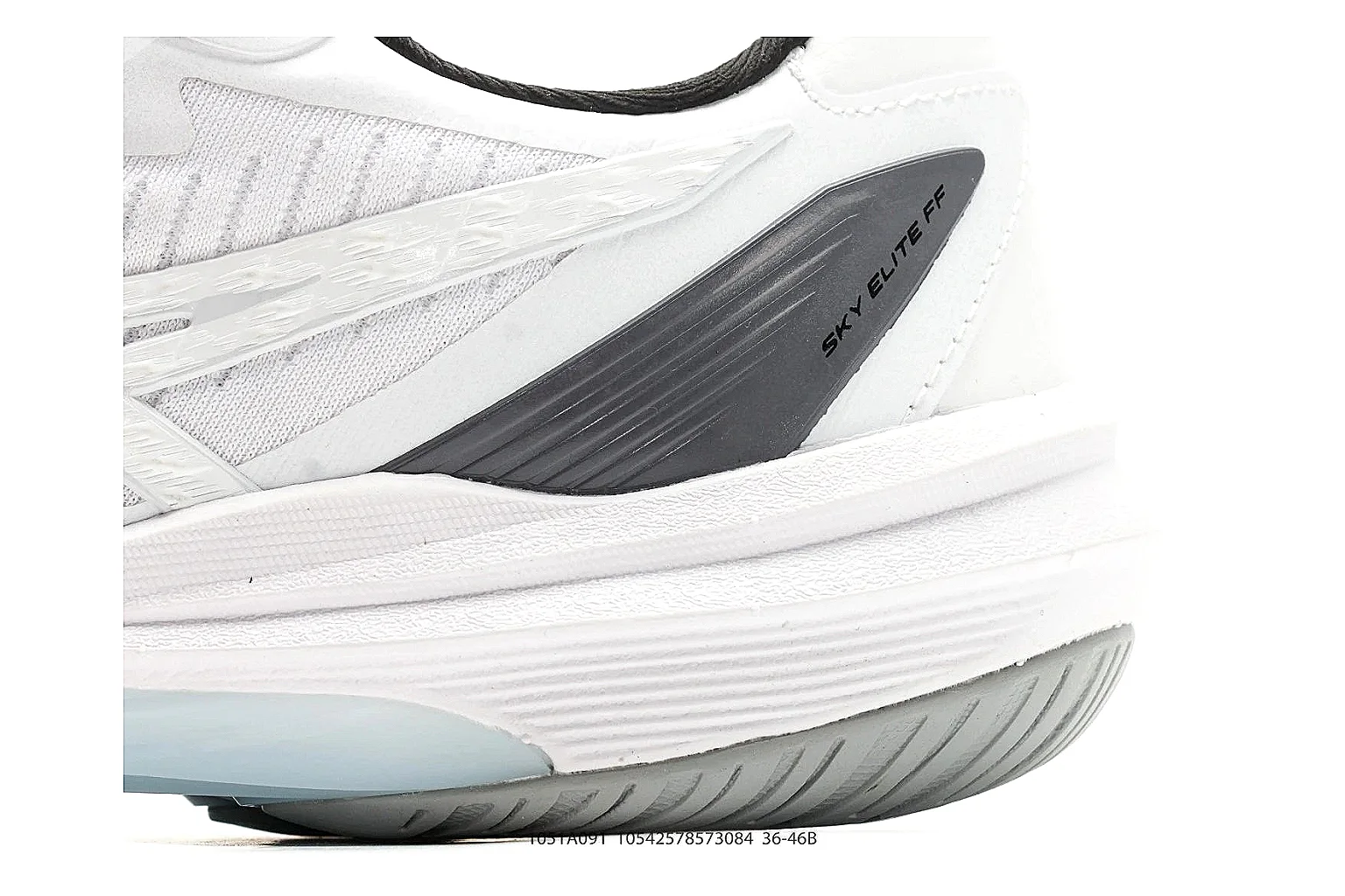 Training Runner White Black Sneaker comparison photo showing white black synthetic runner upper, layered support panels, training silhouette, and practical performance sole thumbnail 5