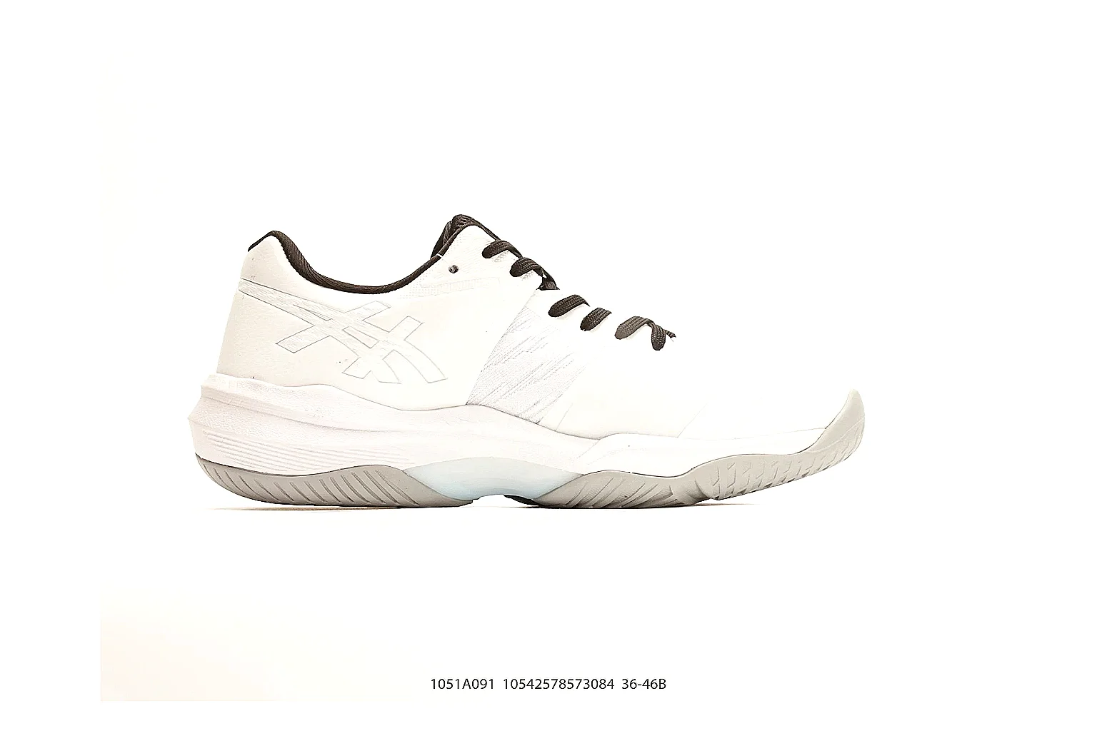 Training Runner White Black Sneaker comparison photo showing white black synthetic runner upper, layered support panels, training silhouette, and practical performance sole thumbnail 6