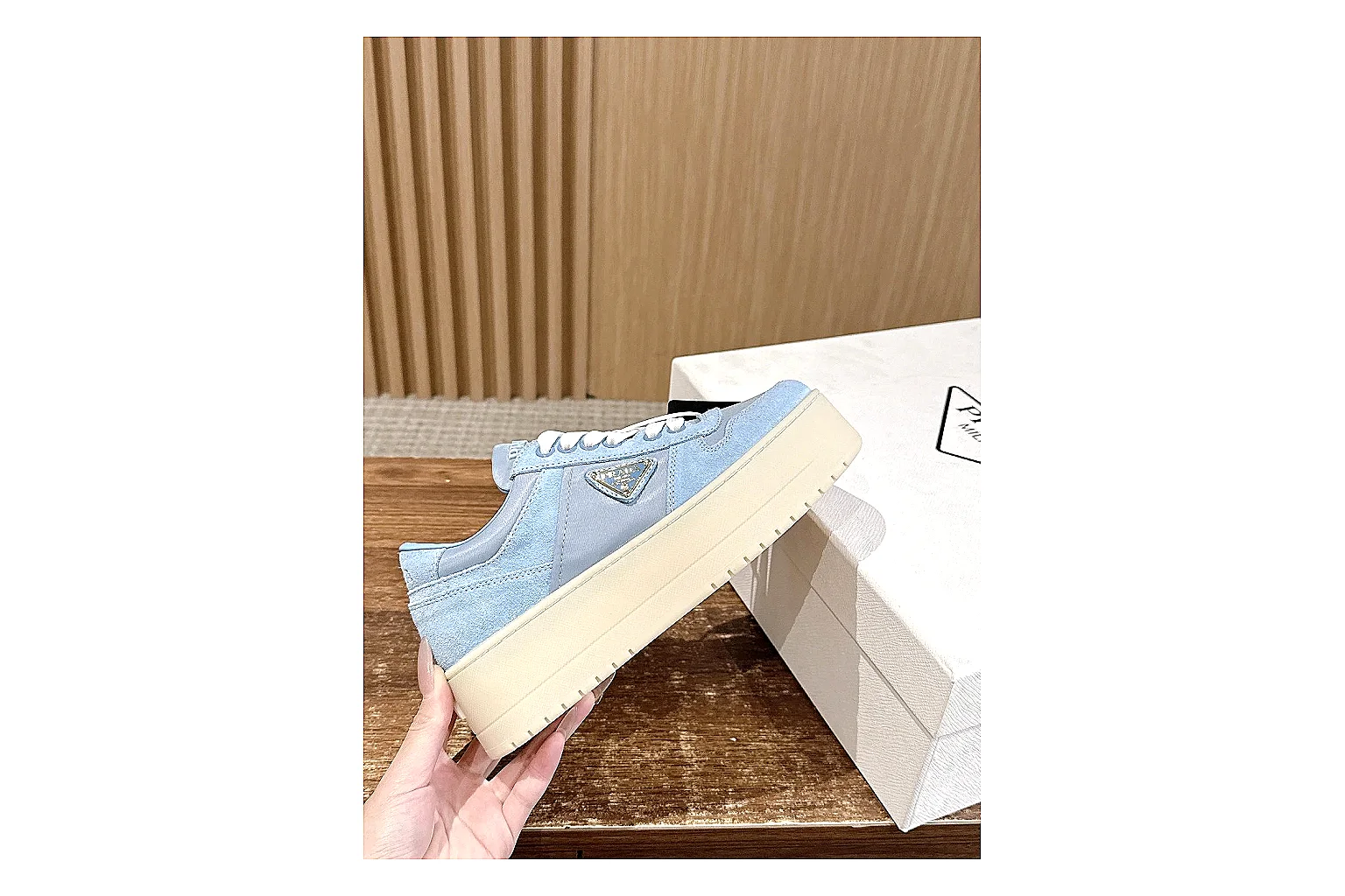 kakoscout.com Light Blue Platform Low 8808 Light Blue low-top product image thumbnail 4