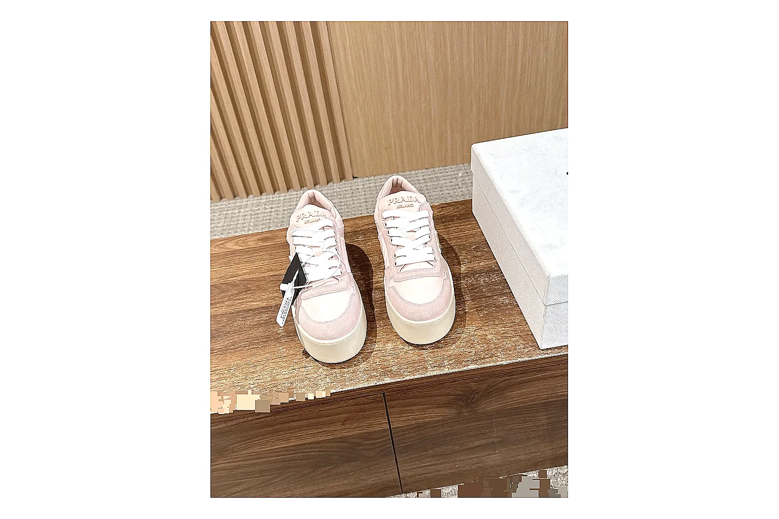 kakoscout.com Pale Pink Platform Low 8796 Pale Pink low-top product image