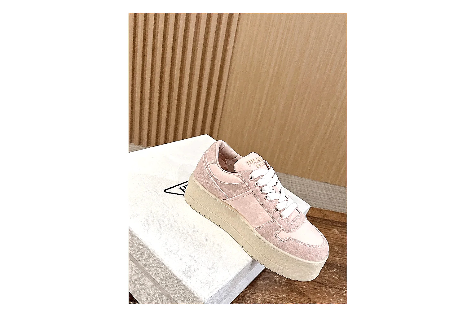 kakoscout.com Pale Pink Platform Low 8796 Pale Pink low-top product image thumbnail 2