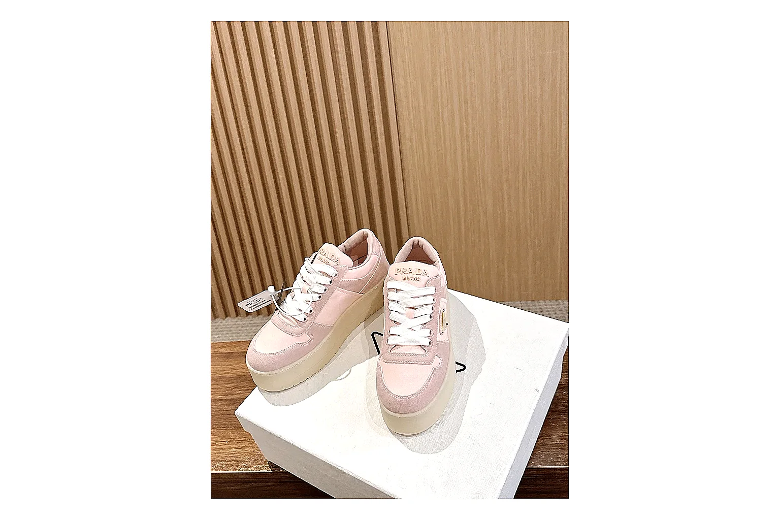 kakoscout.com Pale Pink Platform Low 8796 Pale Pink low-top product image thumbnail 3