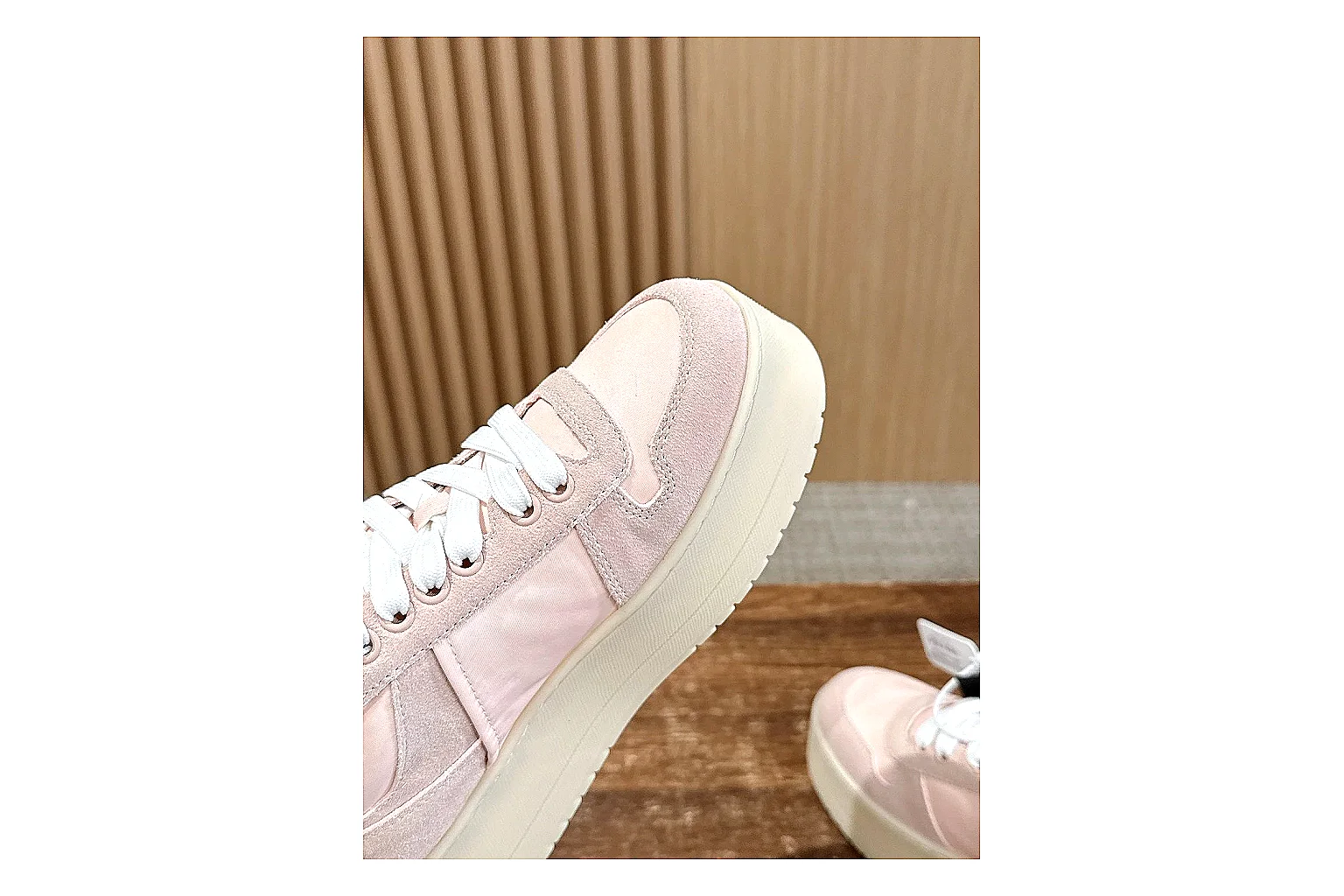 kakoscout.com Pale Pink Platform Low 8796 Pale Pink low-top product image thumbnail 5