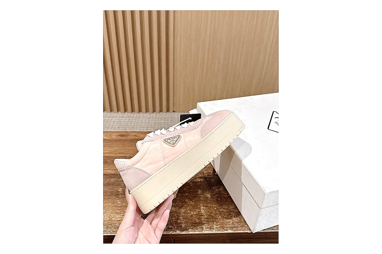kakoscout.com Pink Platform Low 8610 Pink low-top product image thumbnail 4