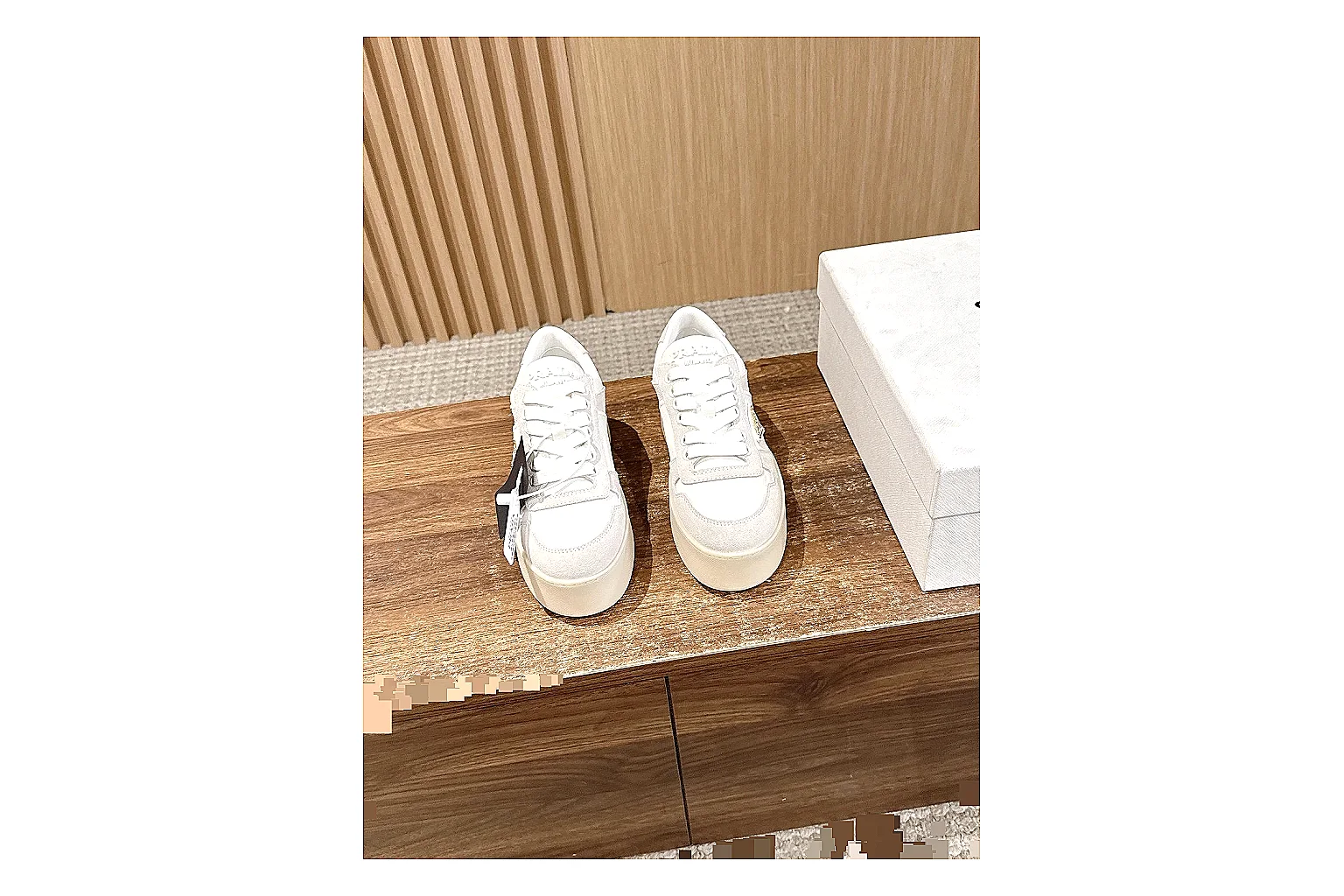 kakoscout.com White Platform Low 8750 White low-top product image