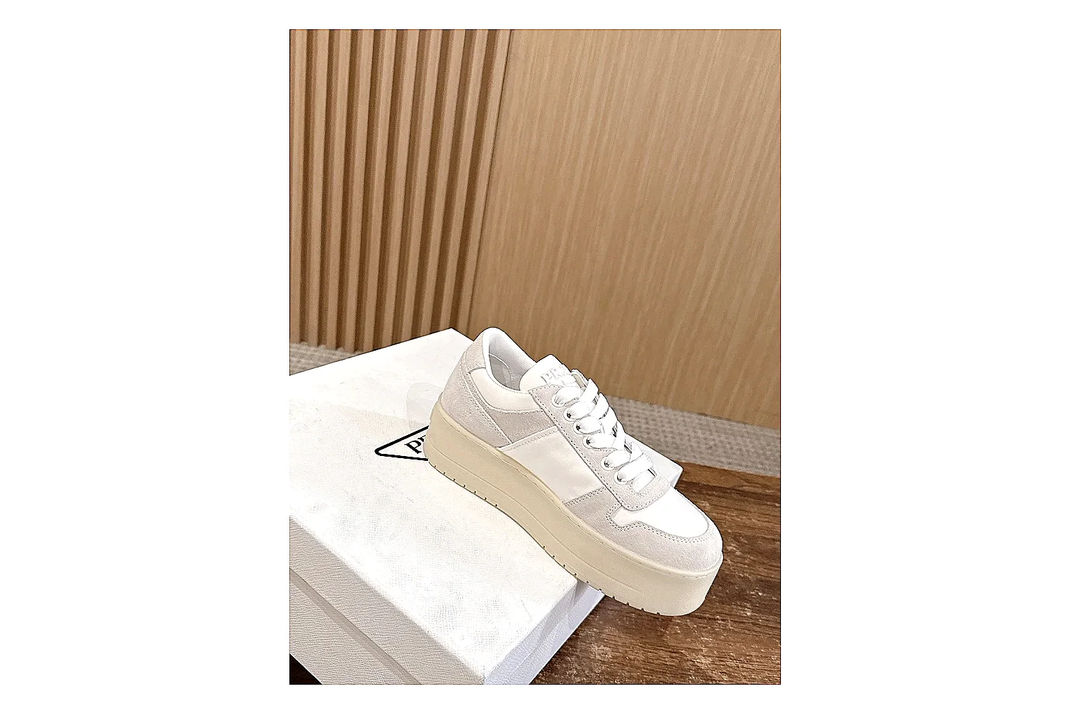 kakoscout.com White Platform Low 8750 White low-top product image thumbnail 2