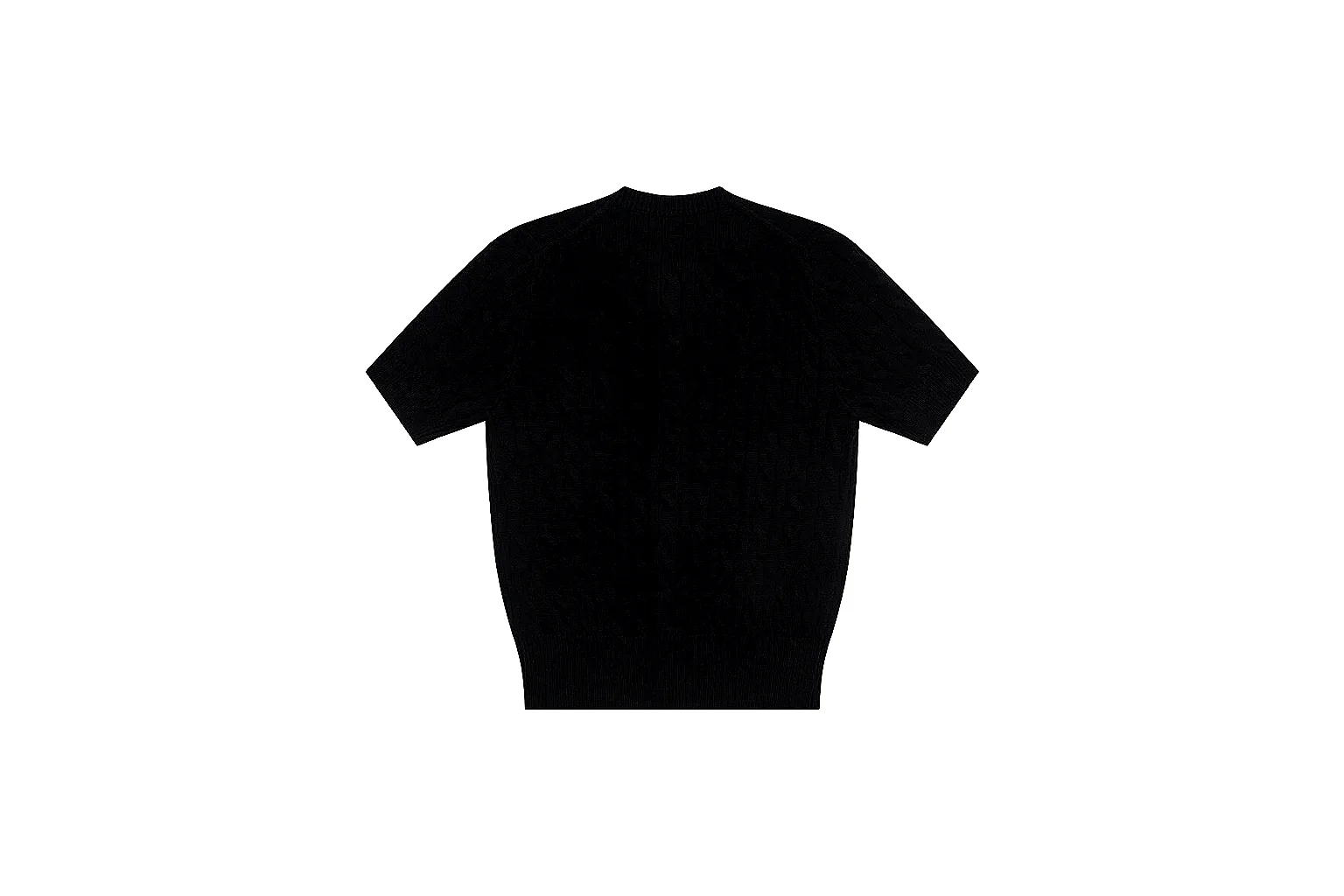kakoscout.com Polo Ralph Lauren Black Cable Knit Cardigan 0951 Black short-sleeve-knit product image thumbnail 2