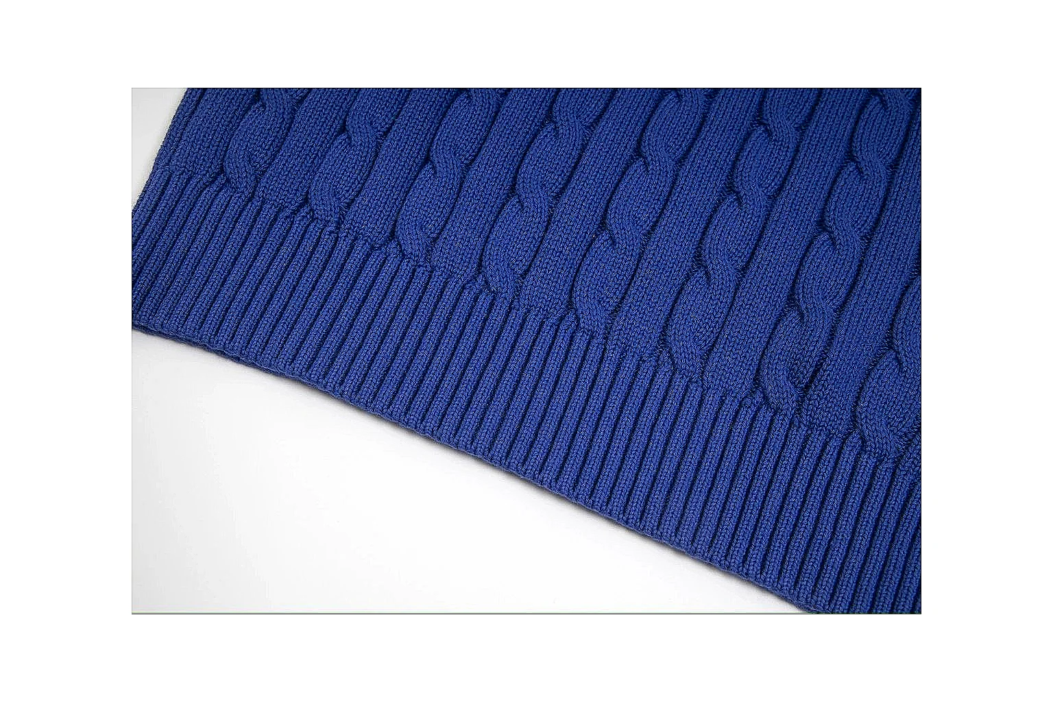kakoscout.com Polo Ralph Lauren Blue Cable Knit Polo 0674 Blue short-sleeve-knit product image thumbnail 5
