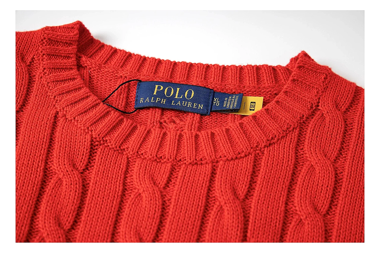 kakoscout.com Polo Ralph Lauren Bright Red Cable Knit Polo 0769 Bright Red short-sleeve-knit product image thumbnail 4